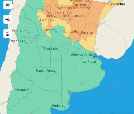 Rigen alertas por lluvias en 7 provincias: cómo estará el tiempo en el AMBA este fin de semana