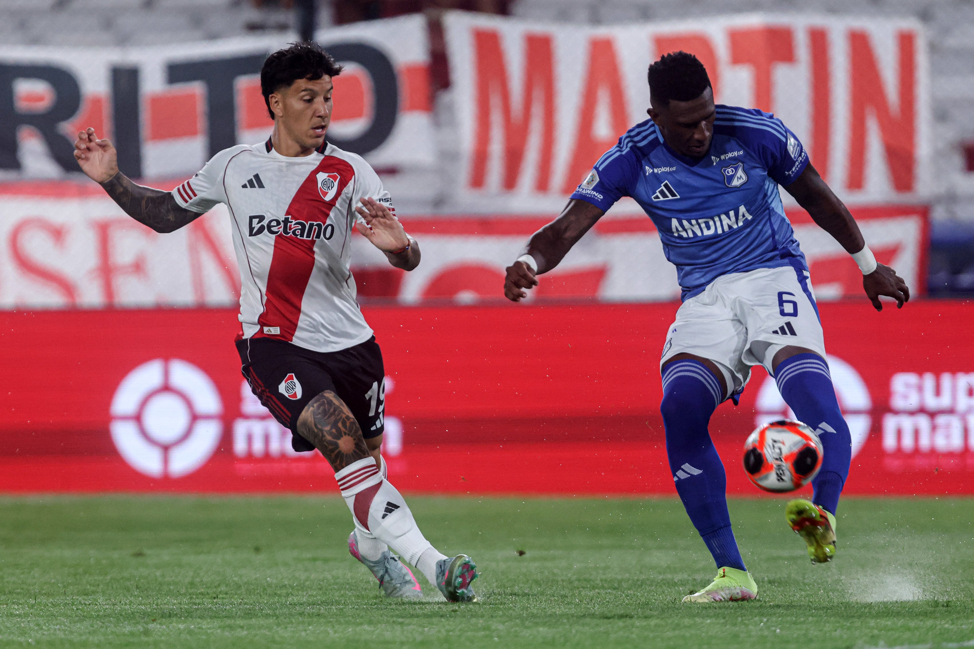 River y Millonarios, cara a cara (Fotobaires)