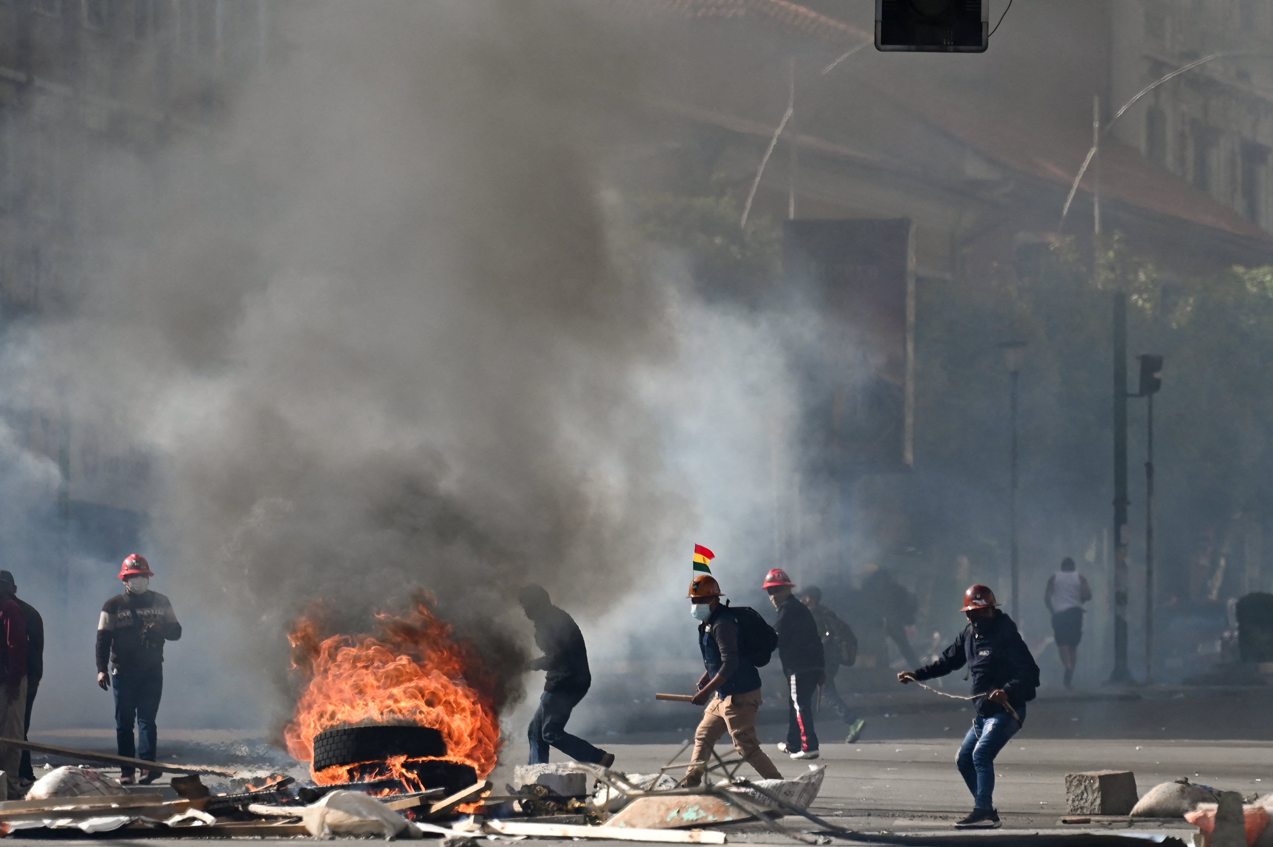 Las protestas sindicales se mantienen desde hace dos semanas y cuestionan el decreto 5503, que dispuso el retiro de la subvención estatal a los combustibles vigente durante más de 20 años (REUTERS)