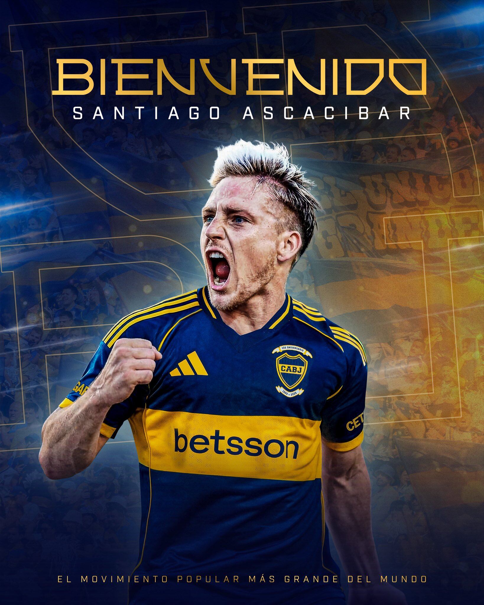 Santiago Ascacibar es nuevo refuerzo de Boca Juniors por los próximos cuatro años