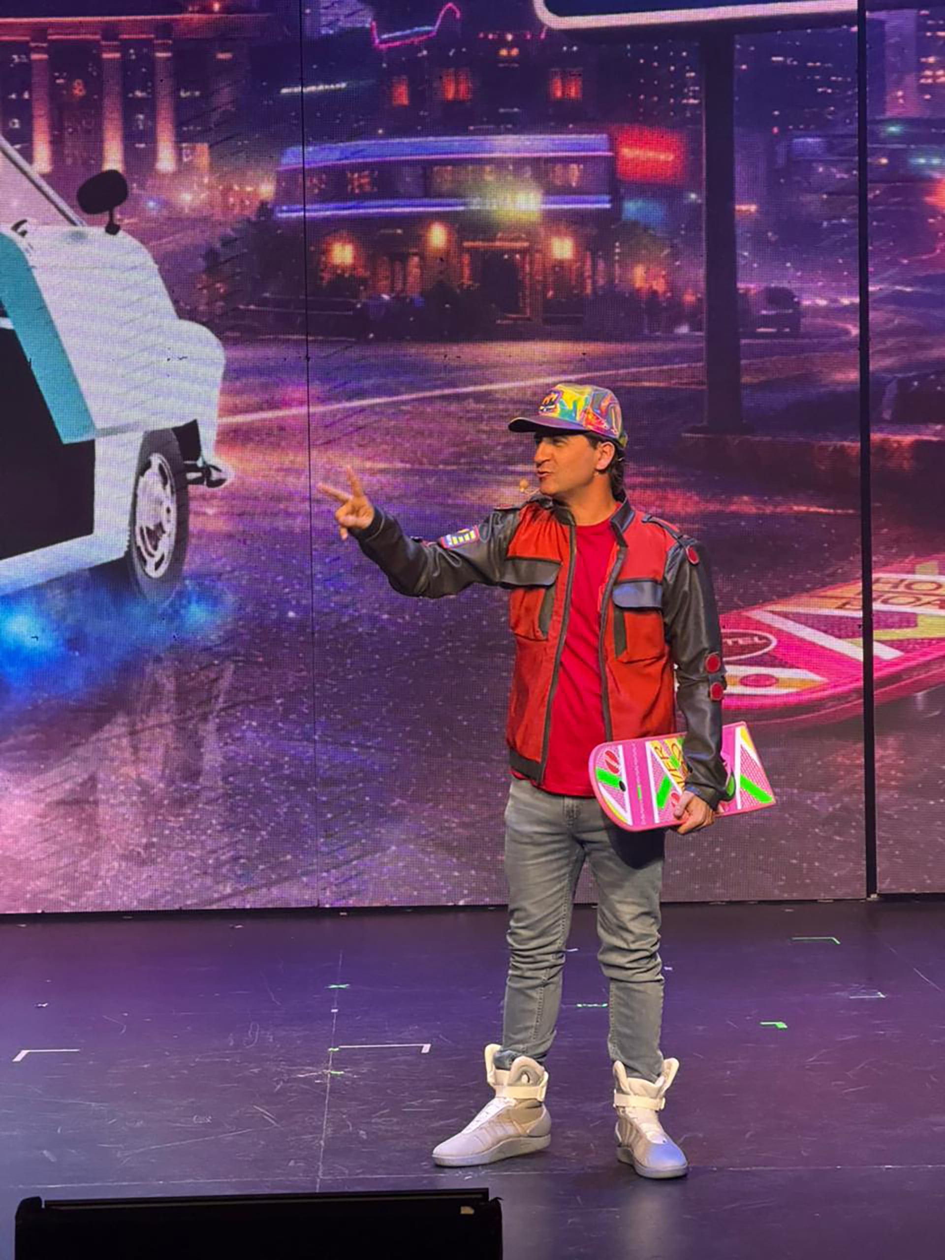 Oficial Gordillo, candidato por su trabajo en el espectáculo Choriando al futuro