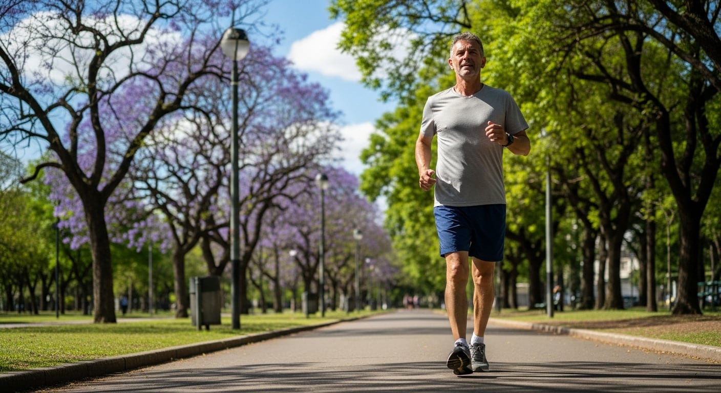 Caminar a diario en el techo de la velocidad personal, incluyendo subidas, incrementa el gasto calórico y favorece la fuerza muscular (Imagen Ilustrativa Infobae)