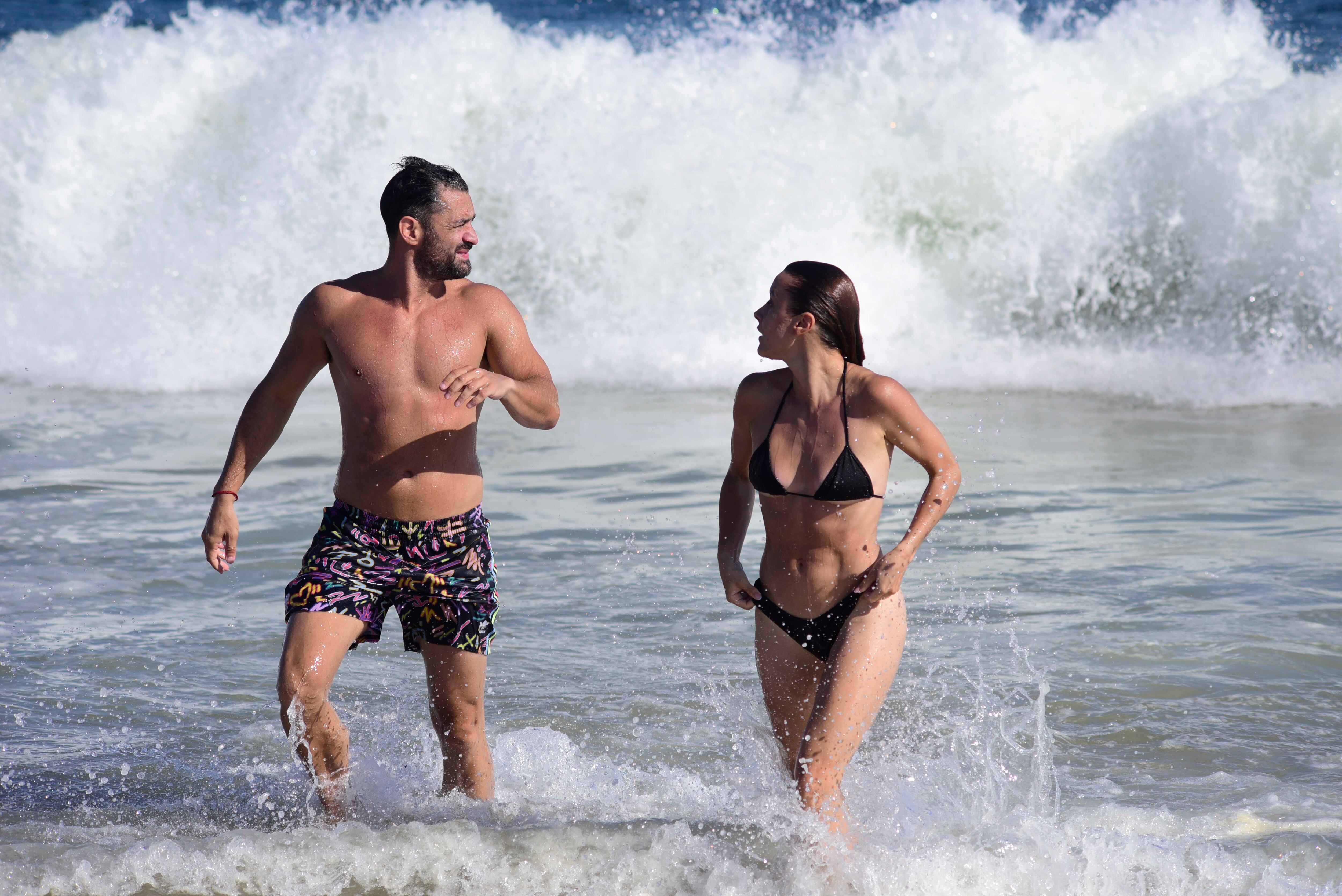 La risa y complicidad entre el Tucu López y Noe Antunez se pudo advettir en cada una de las imágenes