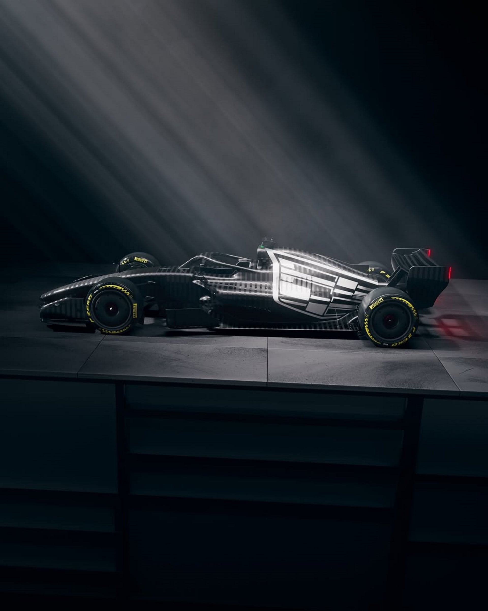 La decoración especial que utilizaría Cadillac para los test de pretemporada de la F1 (Foto: @CadillacF1)