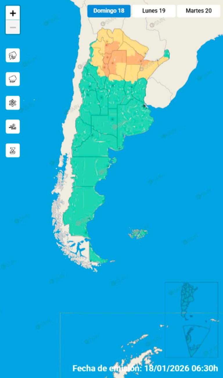 Tiempo ventoso y cielo nublado: el pronóstico para el AMBA y el resto del país