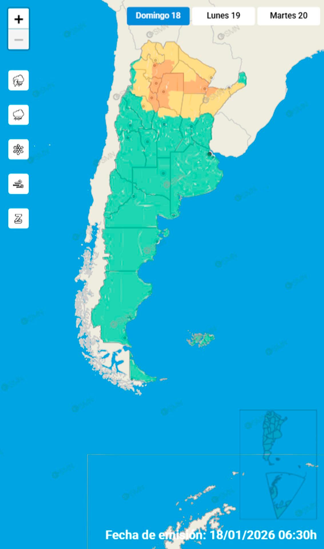 Tiempo ventoso y cielo nublado: el pronóstico para el AMBA y el resto del país