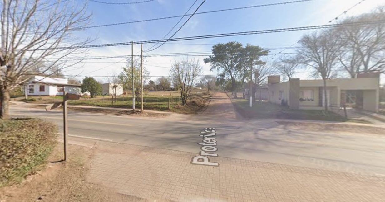 La zona en donde se produjo el accidente