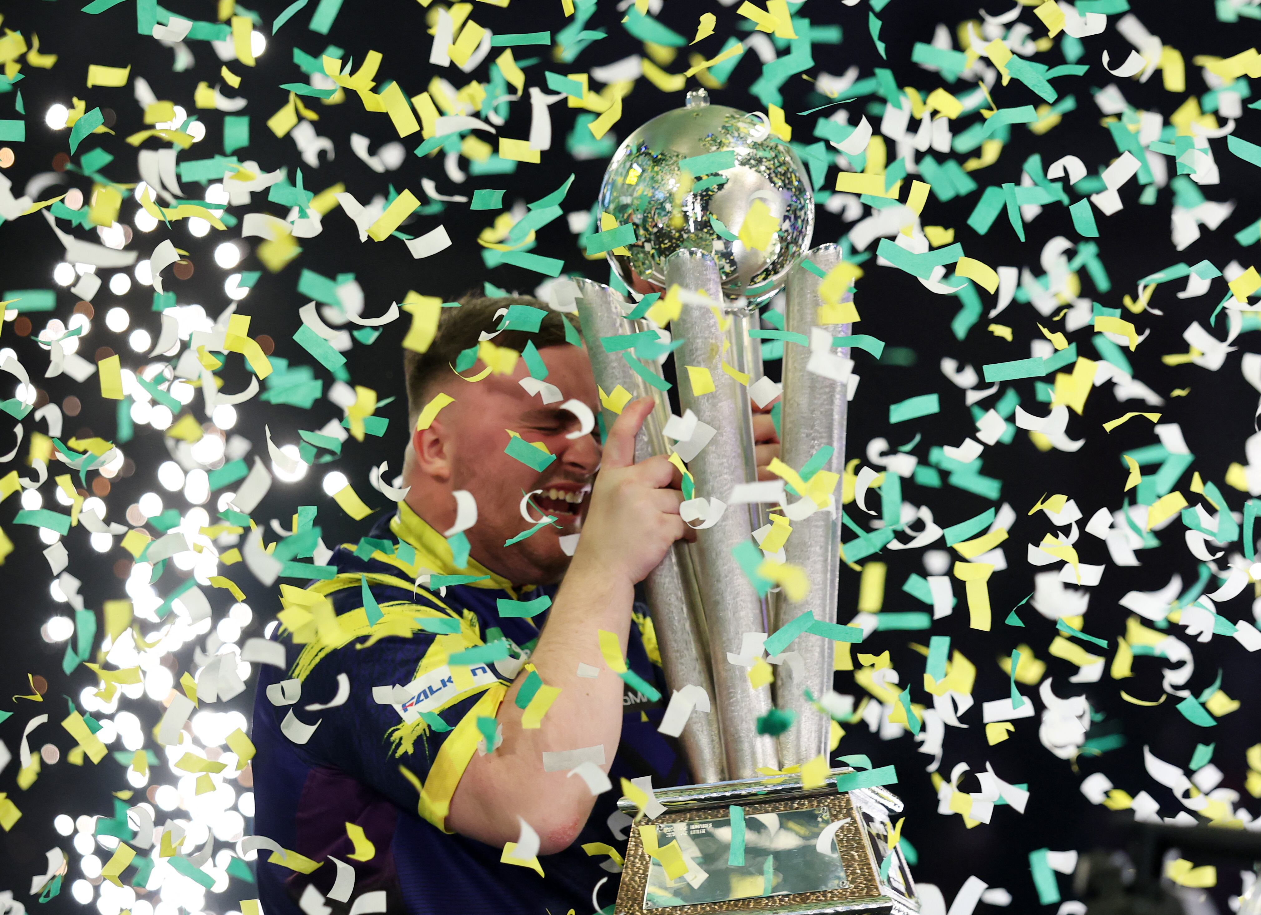 Littler, emocionado en su festejo (Reuters/Paul Childs)