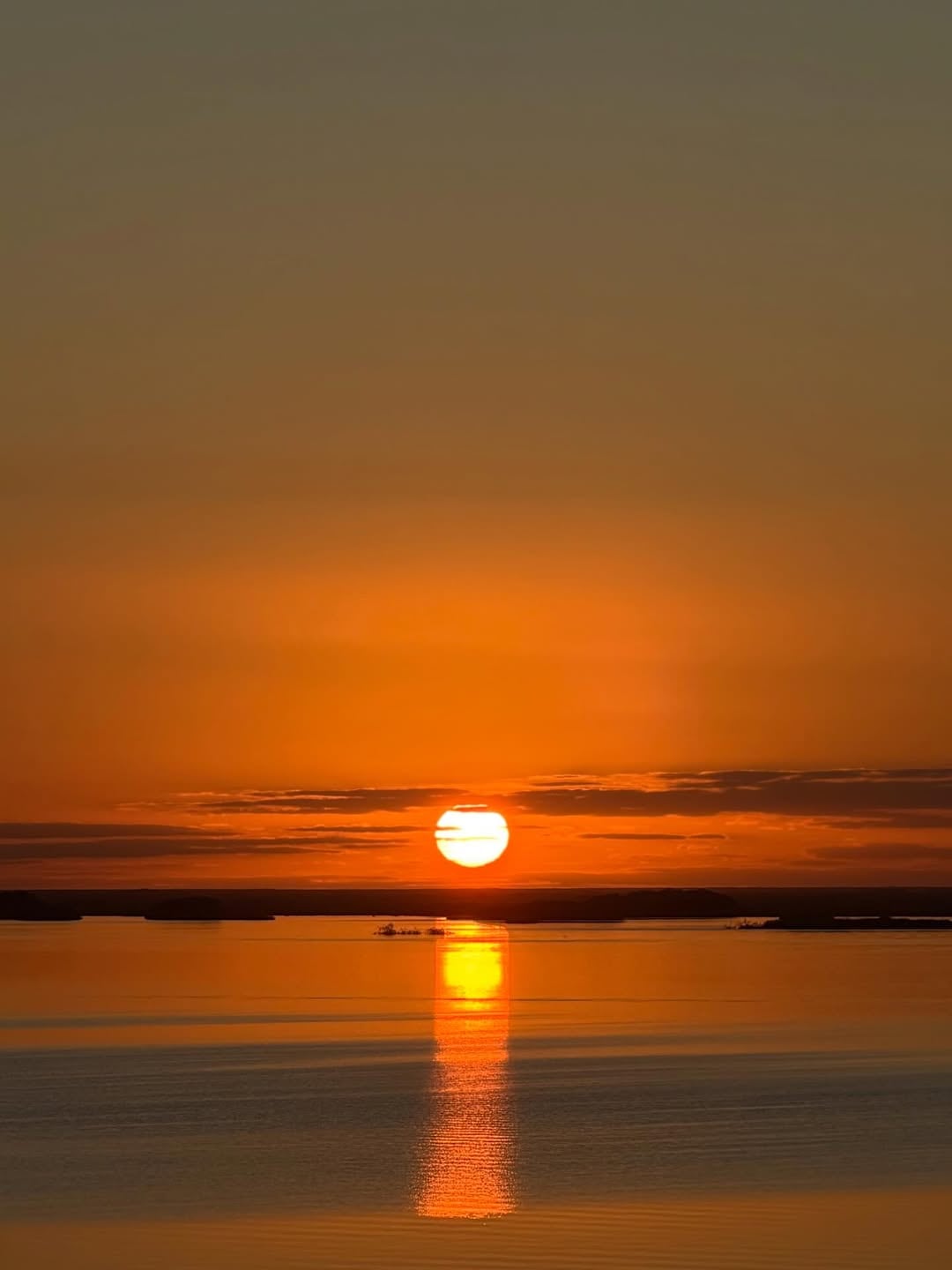 Atardeceres dorados y horizontes infinitos, parte del álbum que la cantante eligió compartir con sus seguidores