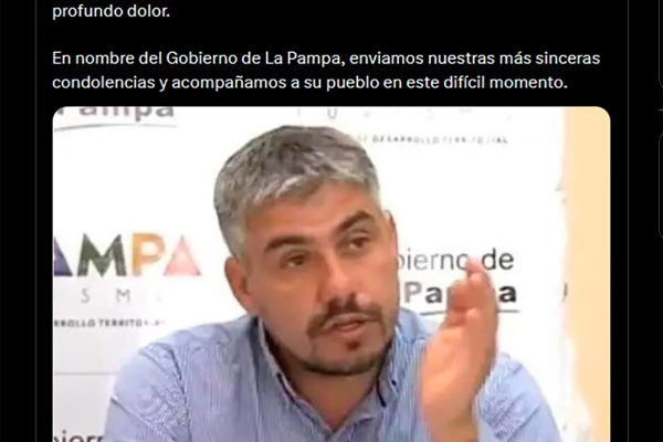 Tragedia vial en La Pampa: un sistema hidráulico se soltó de un camión grúa y mató al intendente de Quehué