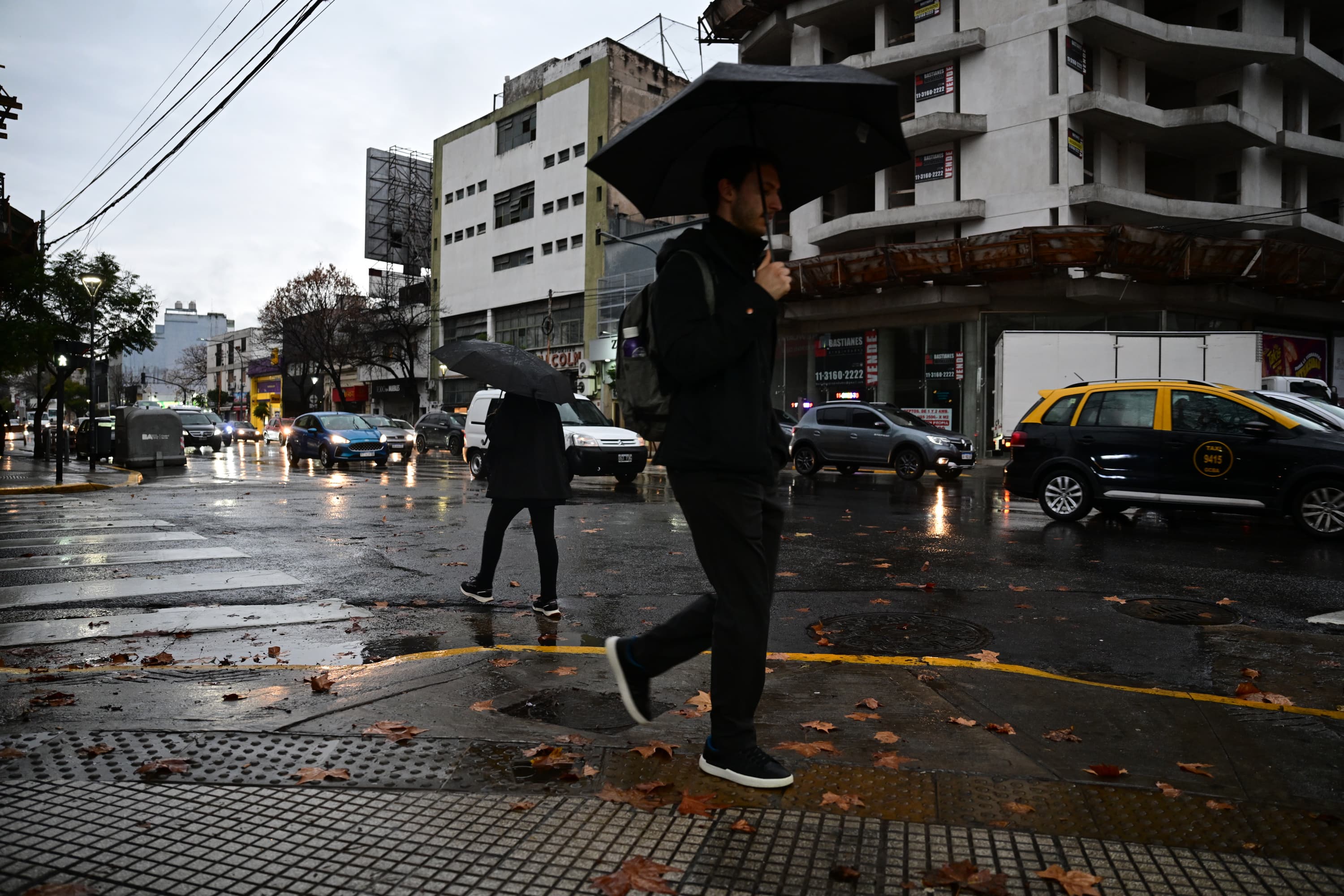 Las temperaturas en la Ciudad de Buenos Aires descienden tras varios días de calor, las lluvias llegan en la madrugada