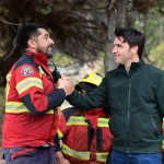 Trasladaron al brigadista herido durante los incendios en Chubut y continúa internado en terapia intensiva