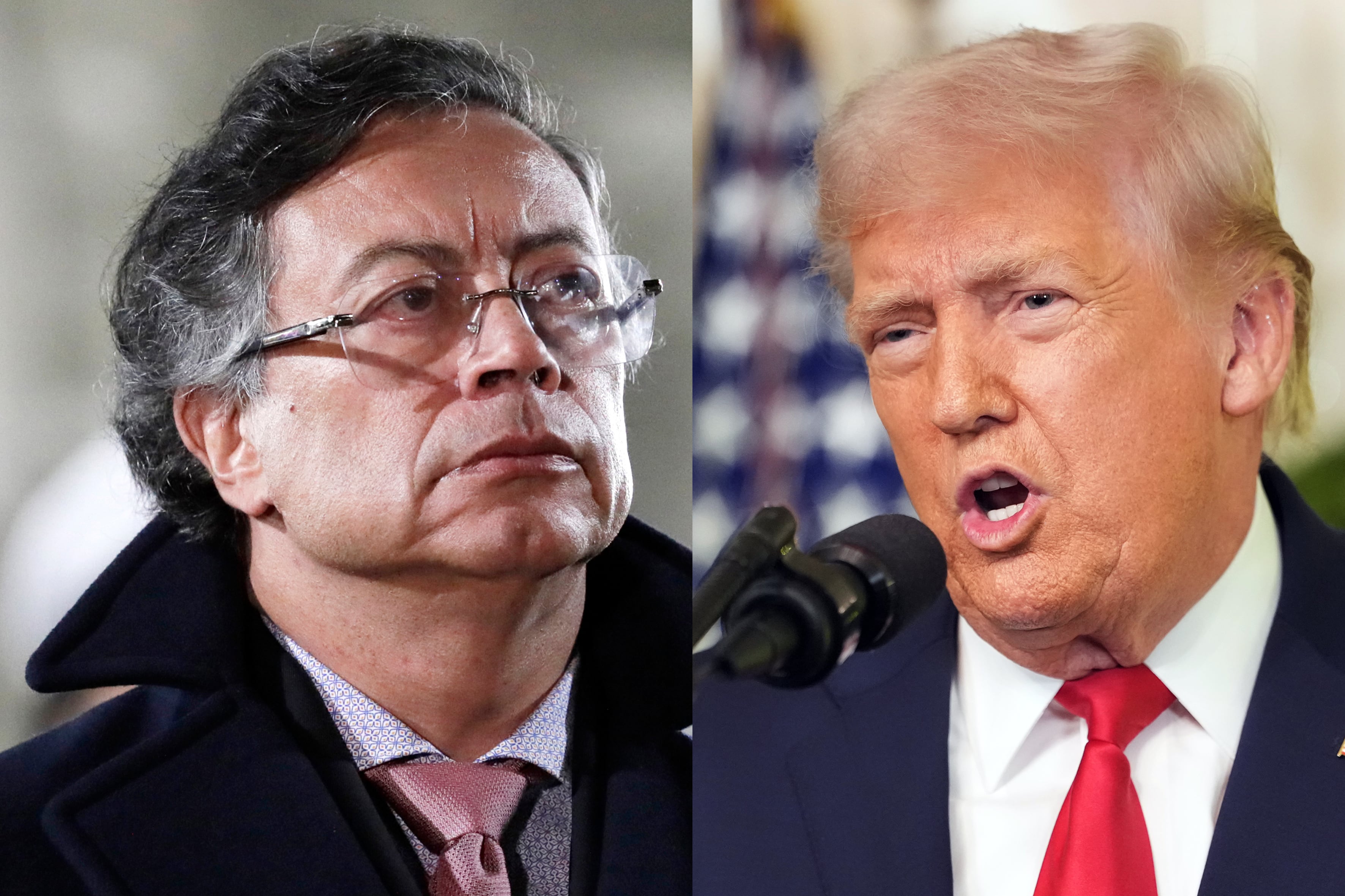 La respuesta de las personas con las que he hablado sobre qué puede pasar en la reunión del presidente de Estados Unidos Donald Trump con el presidente de Colombia Gustavo Petro es que el resultado y el ambiente de esta reunión es impredecible. EFE/ Doug Mills / Pool / Carlos Ortega ARCHIVO 