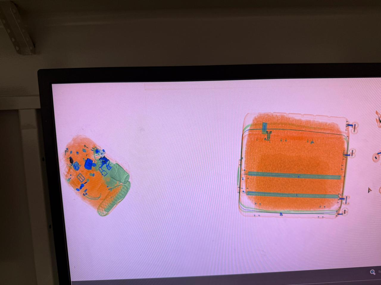 El imputado llevaba equipaje de mano y una mochila