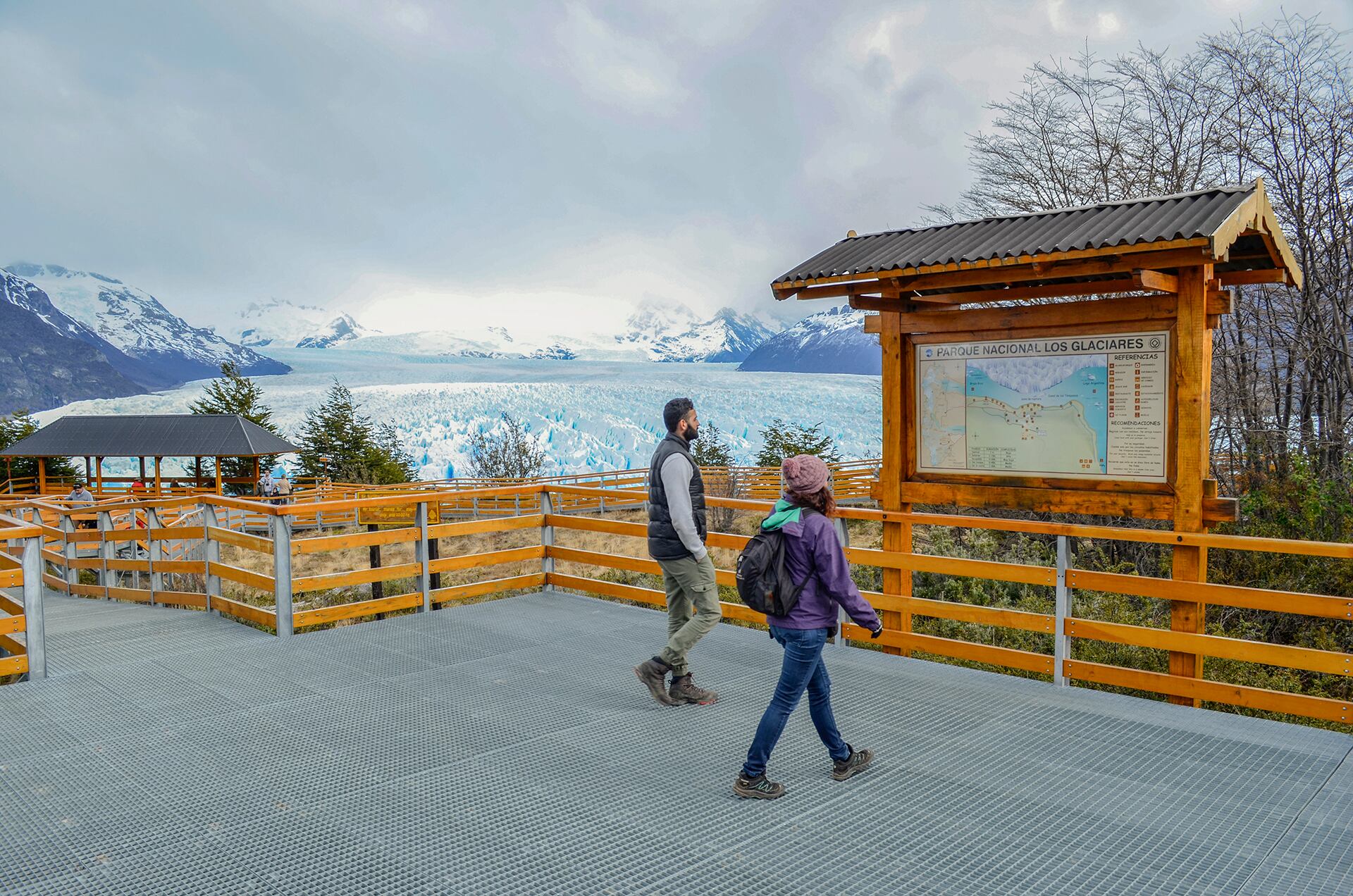 La Intendencia del Parque Nacional Los Glaciares recomendó extrema precaución y autoevaluación física antes de recorrer senderos de alta dificultad (Parques Nacionales)