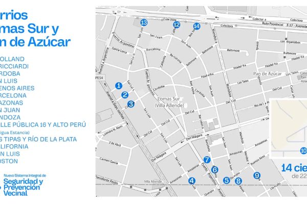Una ciudad de Córdoba cerrará calles por las noches para combatir la inseguridad