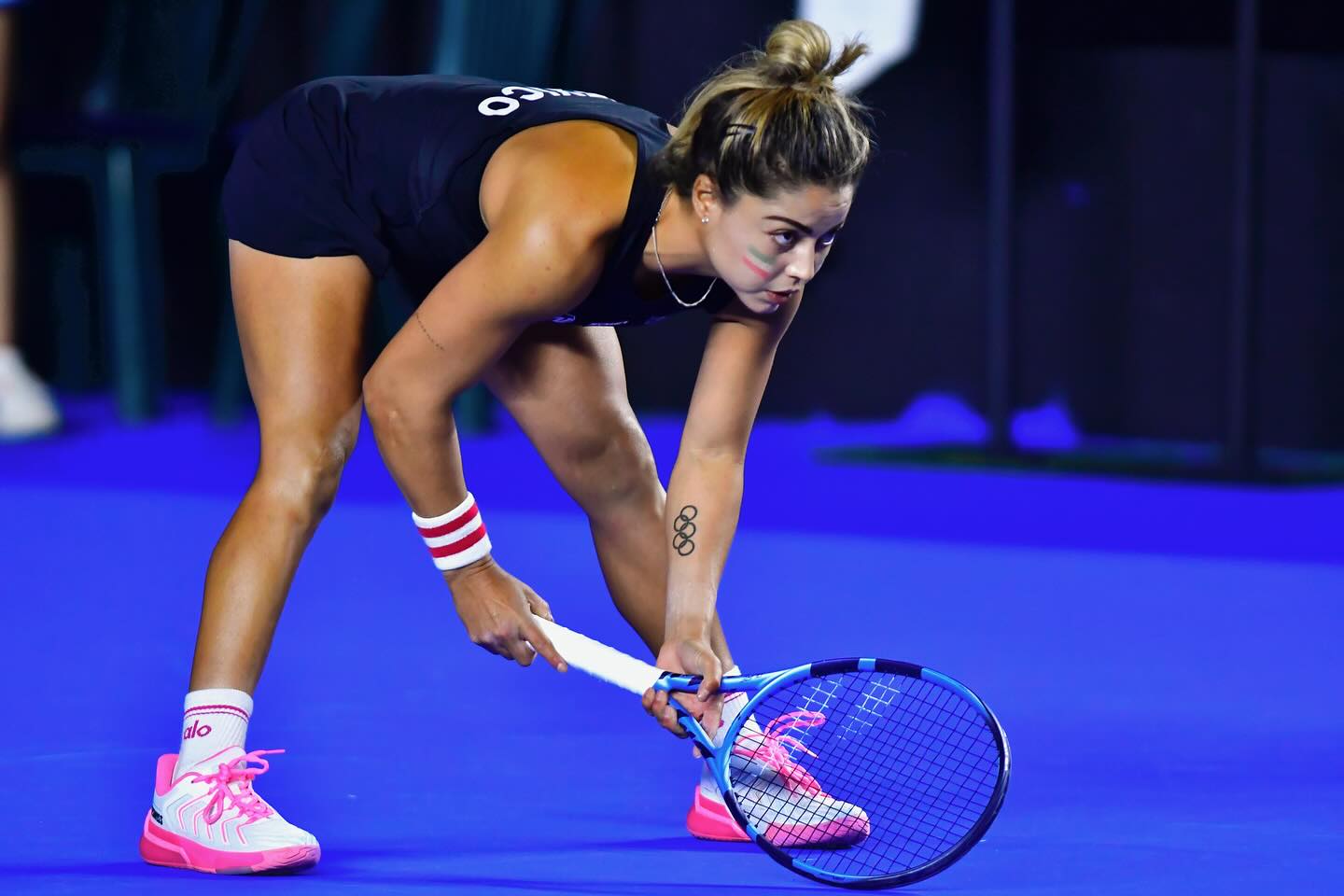 La tenista sufrió múltiples quemaduras en la espalda