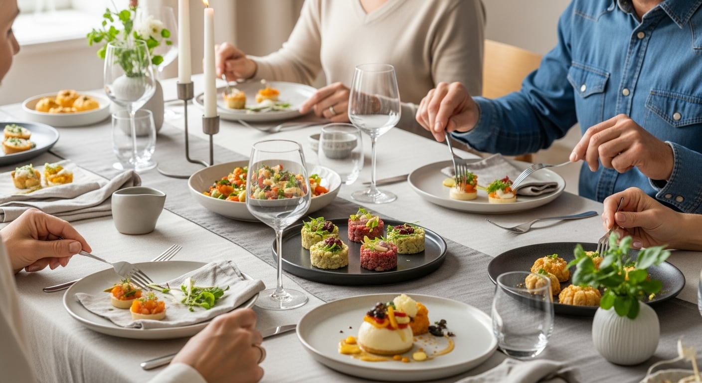 La gastronomía de verano también puede ser sofisticada y de fusión. (Imagen Ilustrativa Infobae)