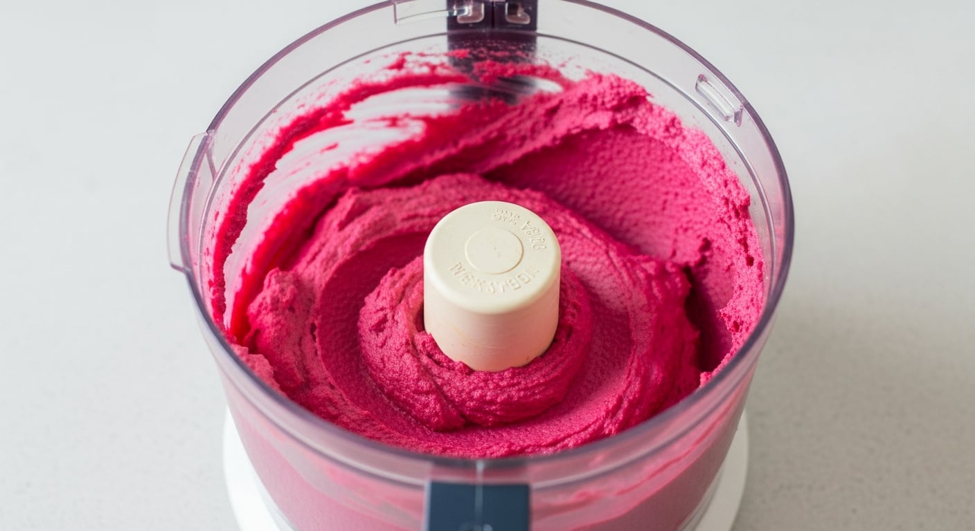 Hummus de remolacha, en marcha. Una de las estrellas de 