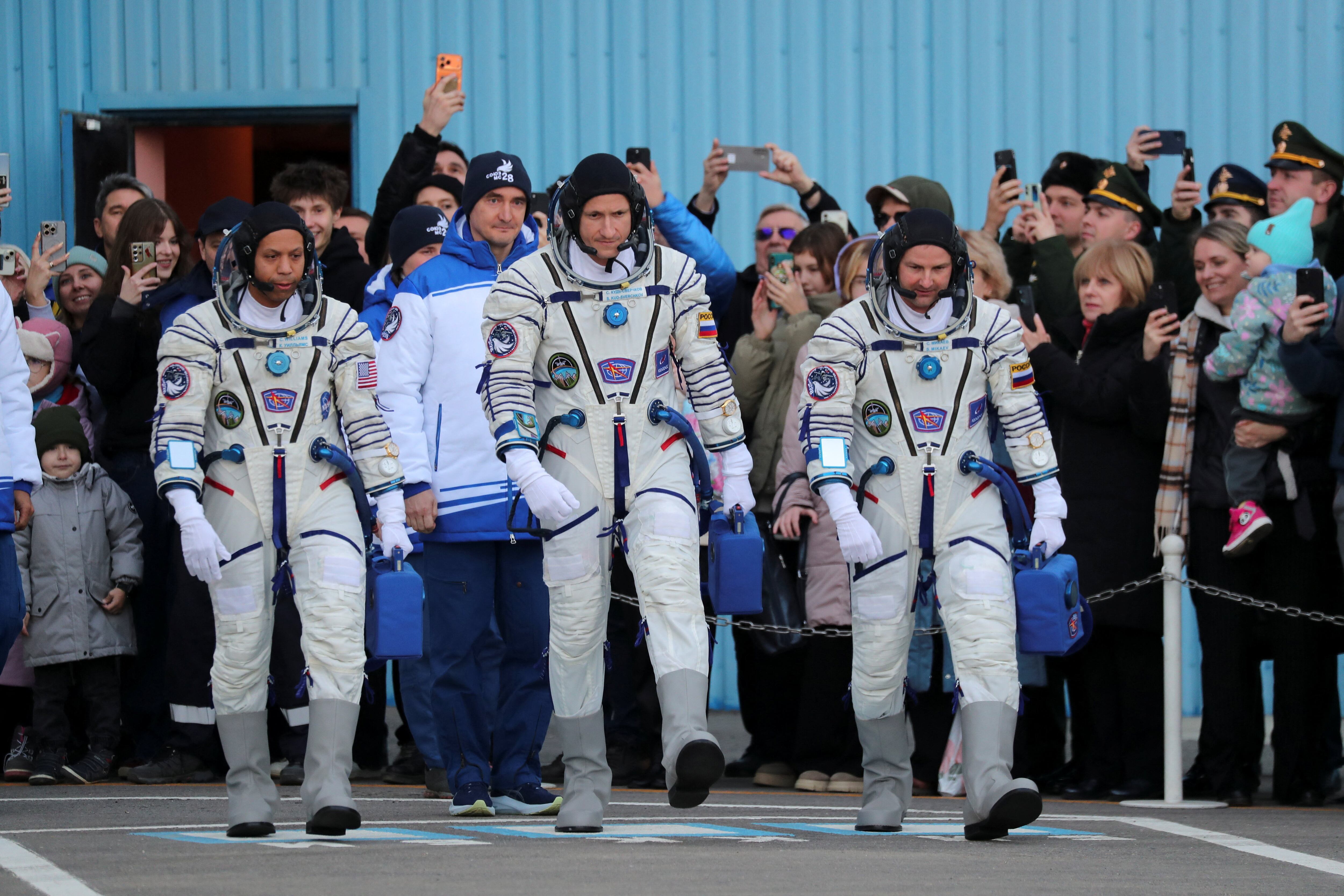 Los astronautas de mayor edad volvieron a valores previos al vuelo, mientras los más jóvenes mostraron edades biológicas menores (REUTERS/Pavel Mikheyev)