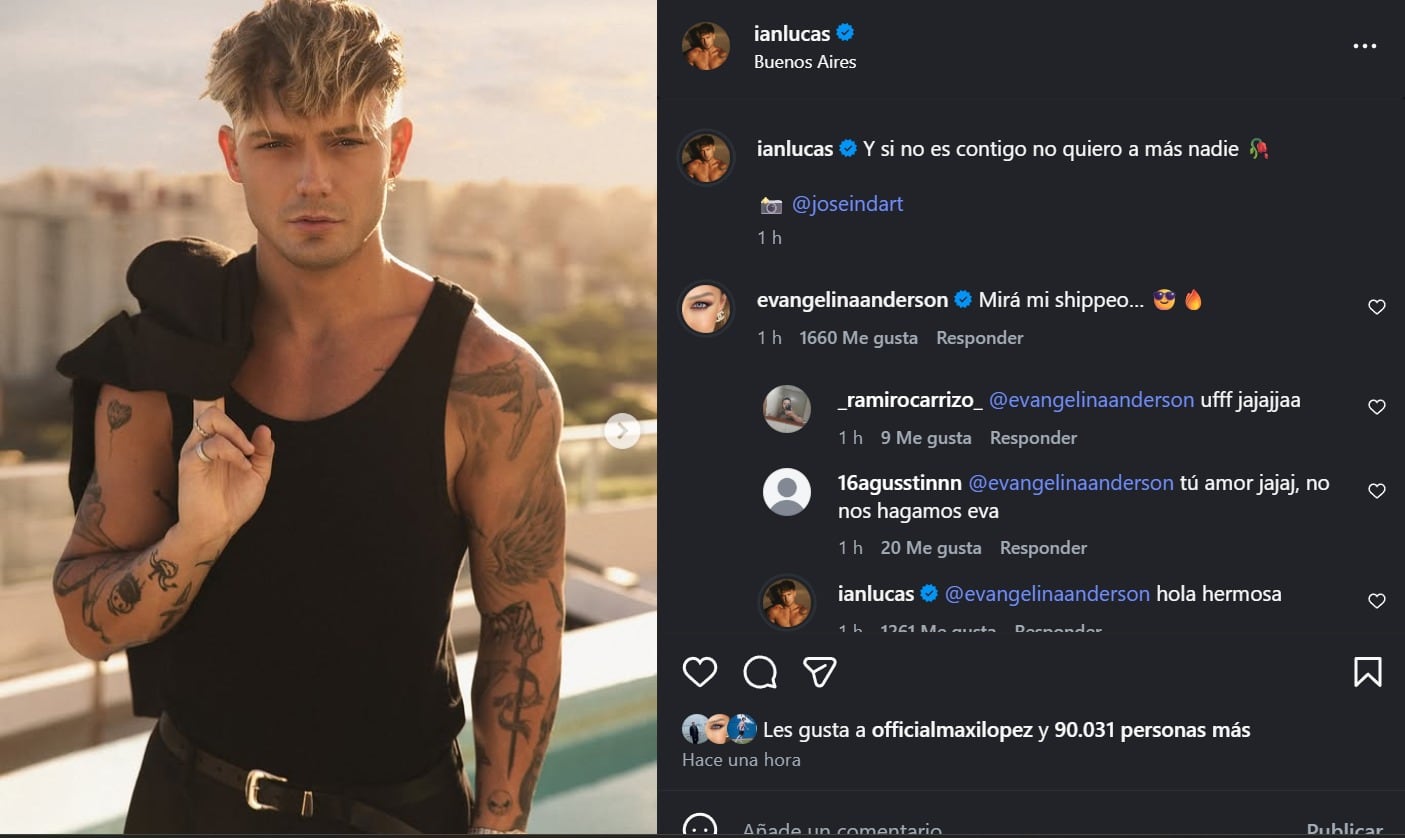 Wanda Nara avivó los rumores de romance entre Evangelina Anderson con Ian Lucas: “¿Está confirmado?»