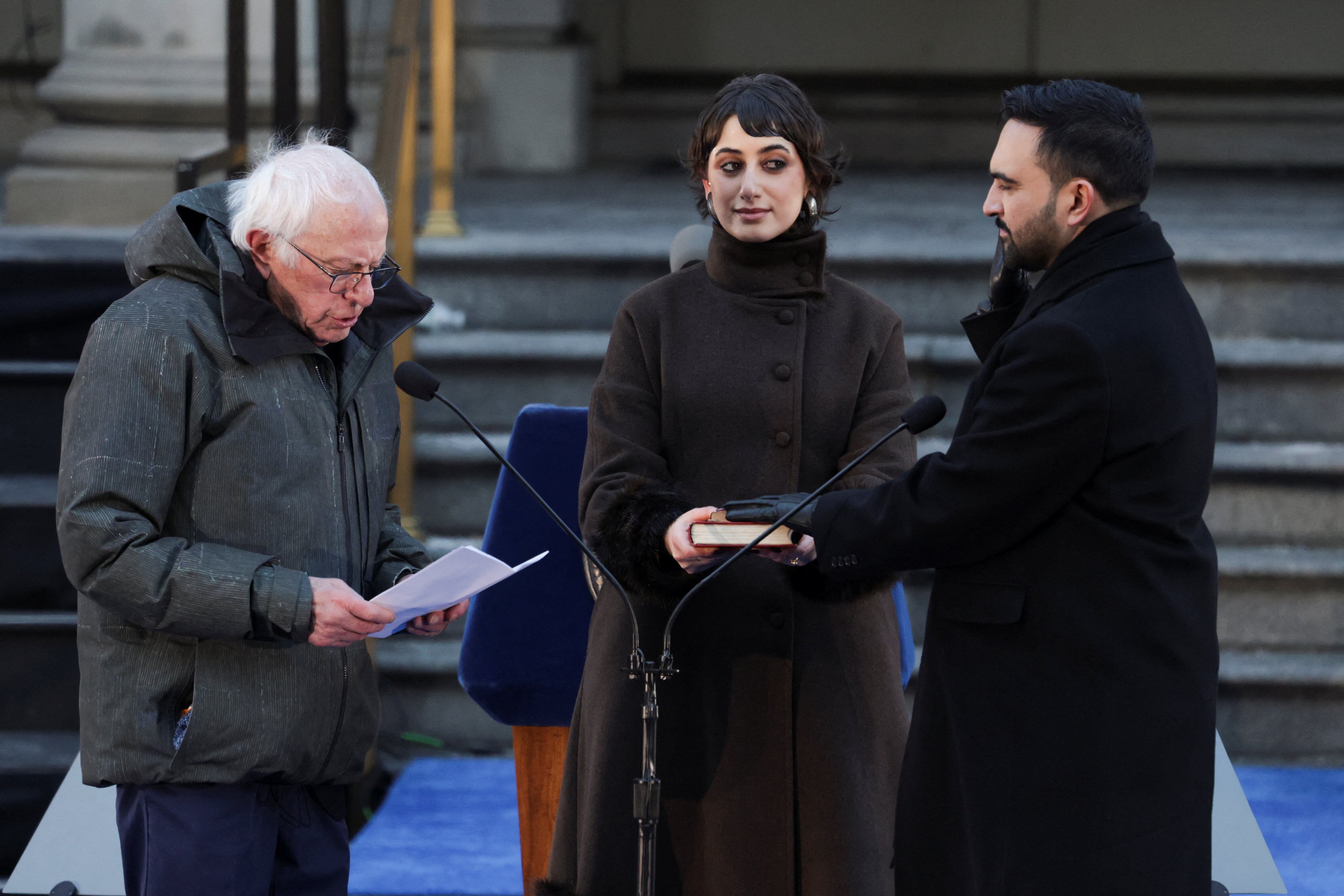 Mamdani eliminó la definición de antisemitismo de la Alianza Internacional para la Memoria del Holocausto tras su juramentación el pasado jueves (REUTERS/Jeenah Moon)