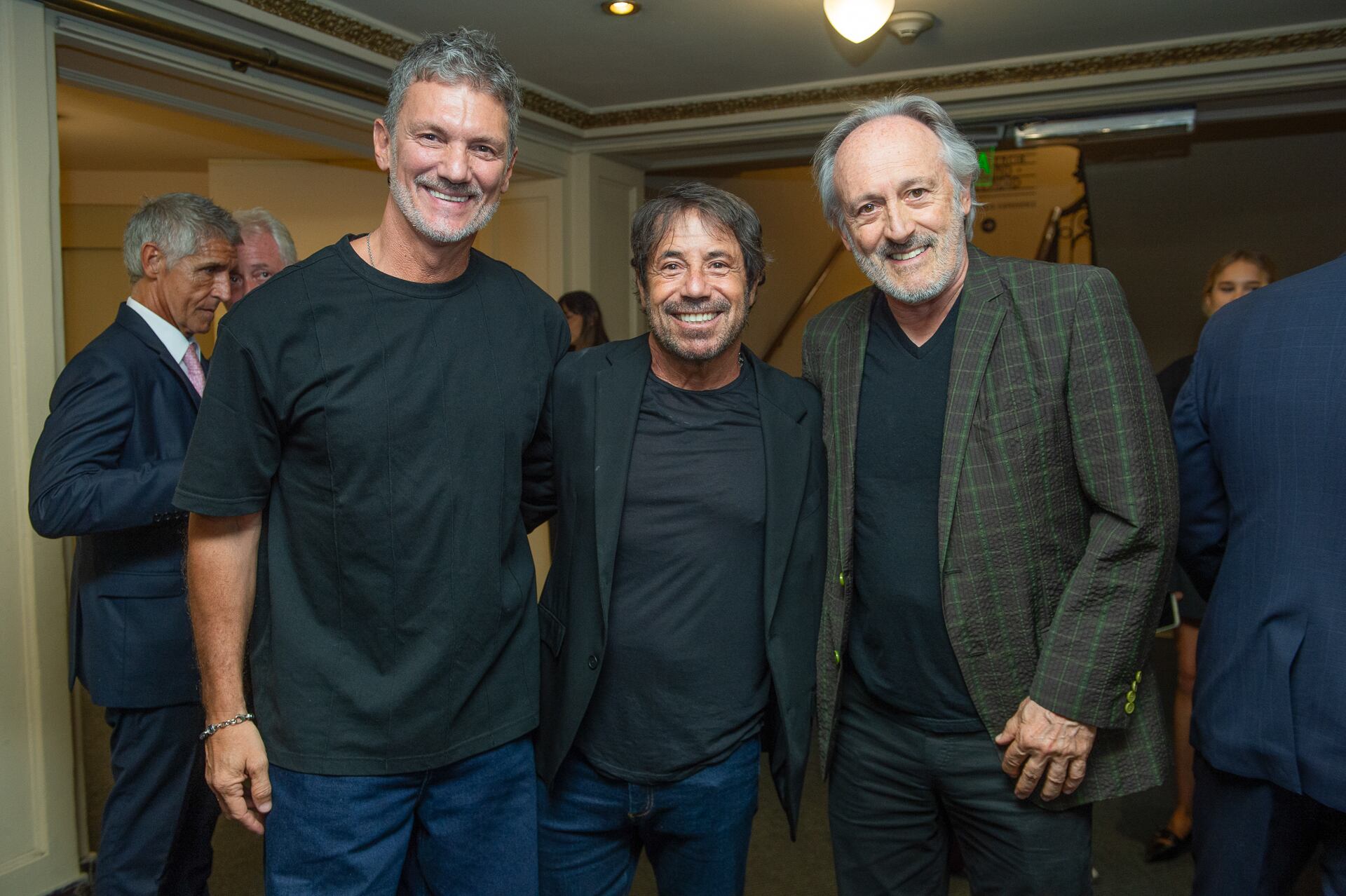 Leo Mateu, Ricky Sarkany y Guillermo Bassignani, ex representante de Pelé