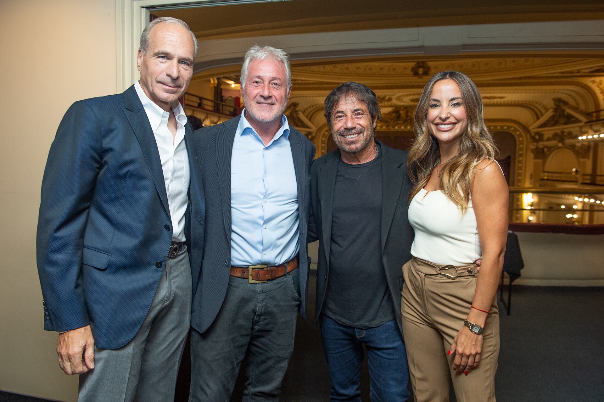 Jorge Grispo, Matías Patanian, Ricky Sarkany y Lourdes Sánchez 