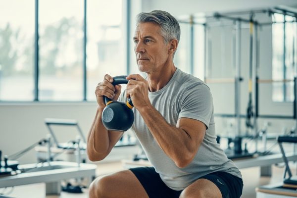 7 ejercicios con pesas rusas para fortalecer el cuerpo