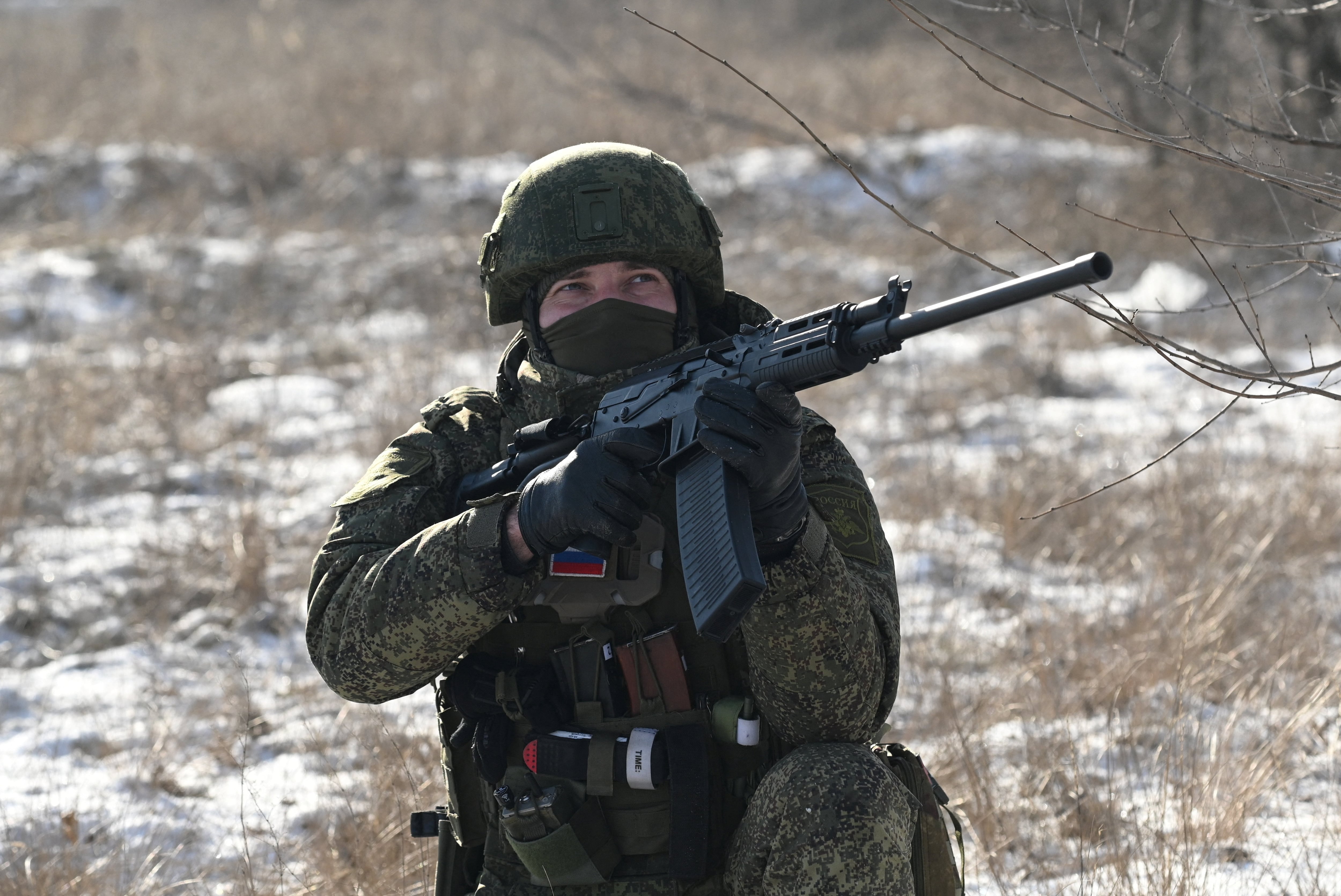 Un militar ruso en un campo de entrenamiento (REUTERS/Sergey Pivovarov) REUTERS/Sergey Pivovarov