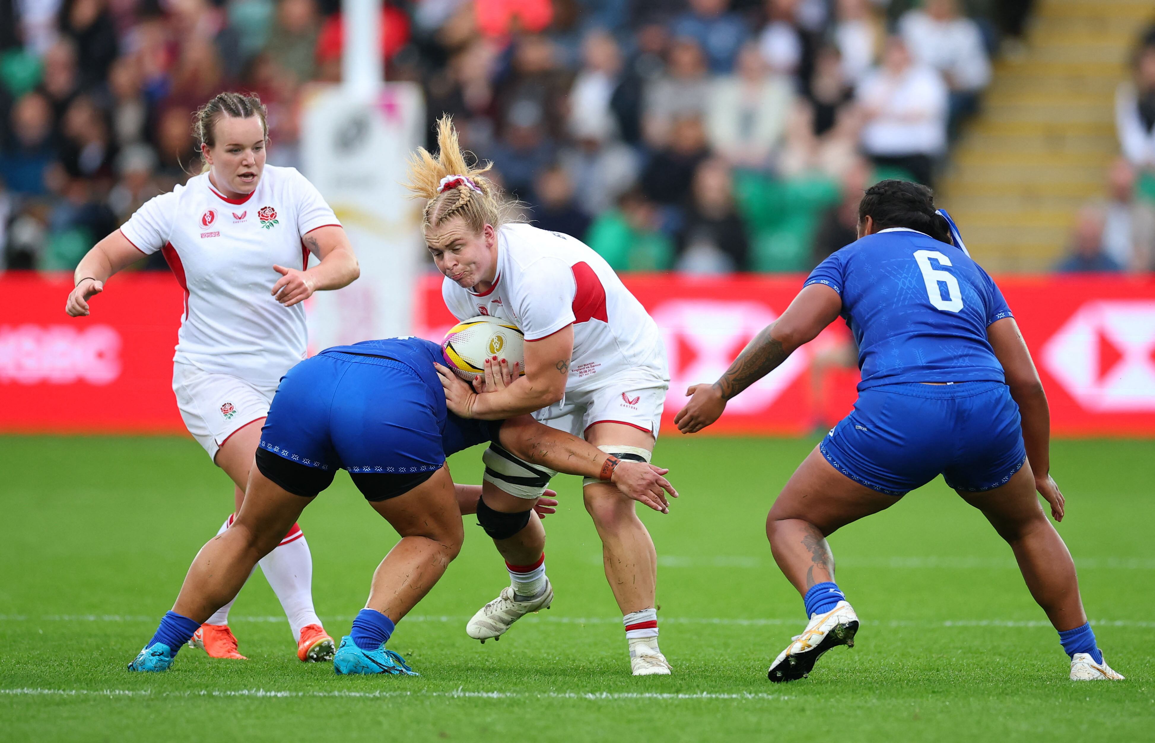 Abi Burton suma dos Juegos Olímpicos y una Copa Mundial de Rugby antes de cumplir 26 años (Reuters/Andrew Boyers)