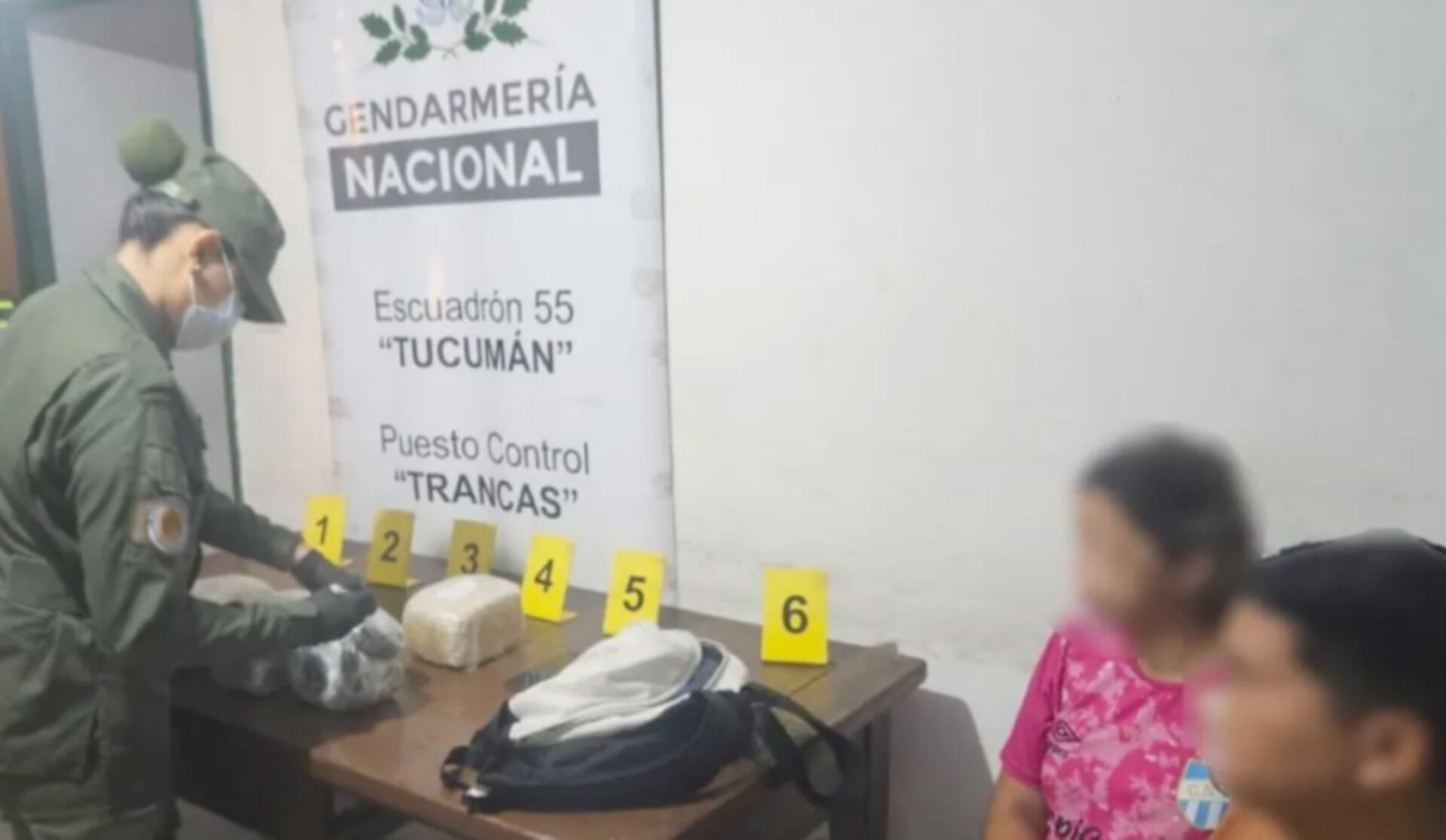 La mujer detenida junto a su hija en Tucumán (El Tribuno)