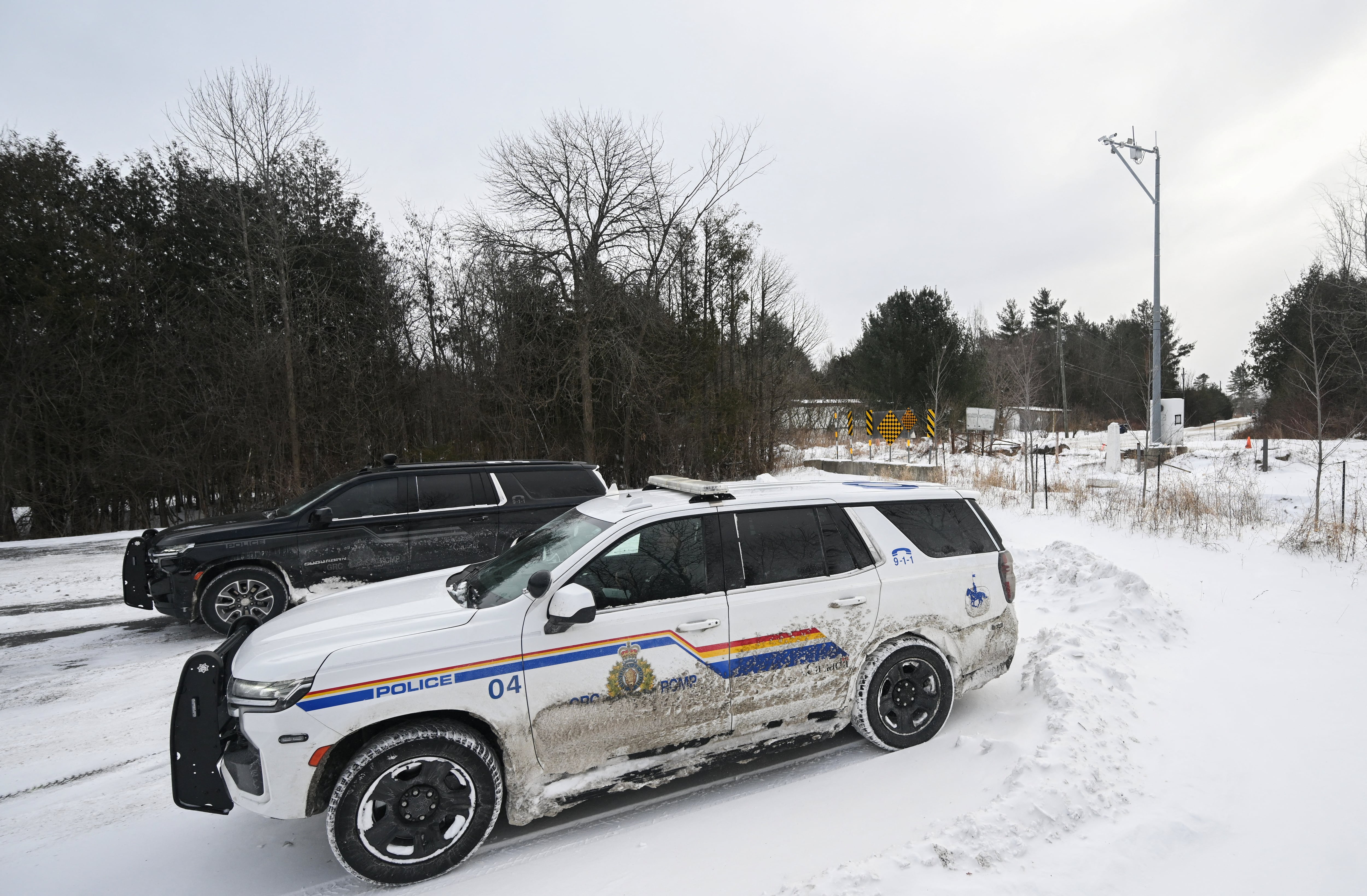 Una camioneta de la Real Policía Montada de Canadá (REUTERS/Graham Hughes)