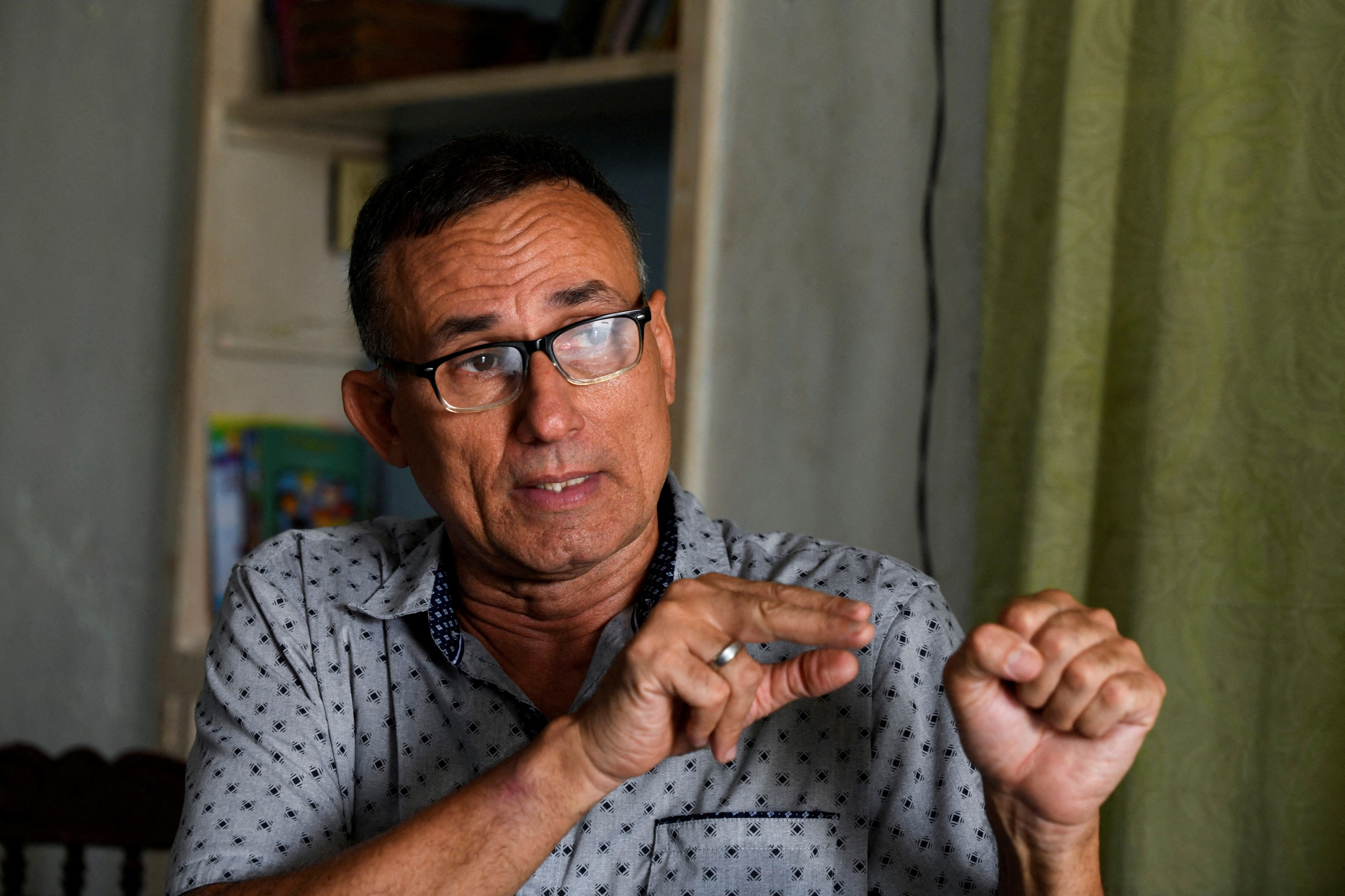 El disidente cubano José Daniel Ferrer, fundador del grupo opositor Unión Nacional Patriótica de Cuba (REUTERS/Norlys Pérez/Foto de archivo)