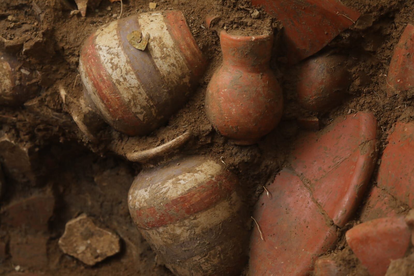 Trabajos de micro-excavación y conservación in situ que permiten preservar piezas delicadas desde el momento de su descubrimiento. Cortesía MiCultura