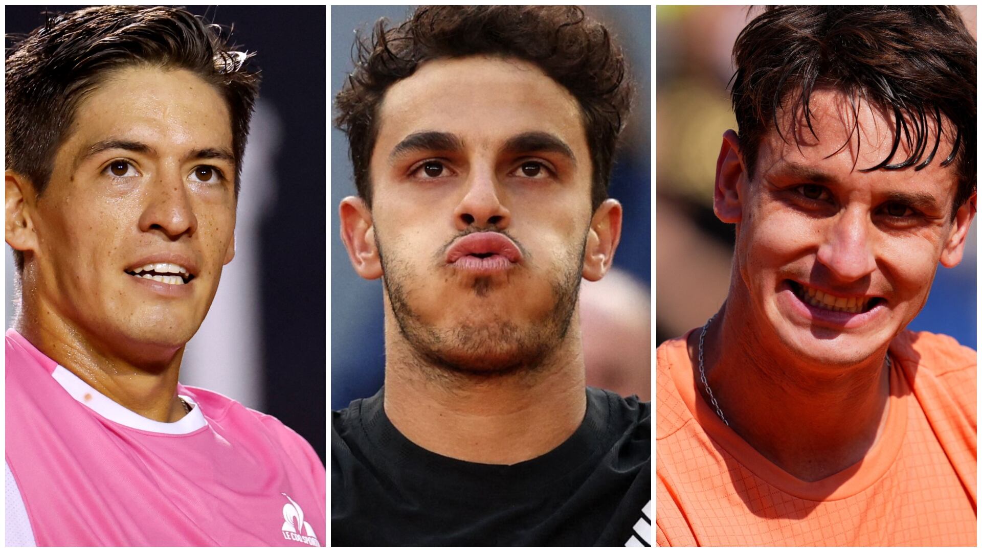 Sebastián Báez, Francisco Cerúndolo y Camilo Ugo Carabelli animarán el certamen brasileño (Fuente: Reuters)