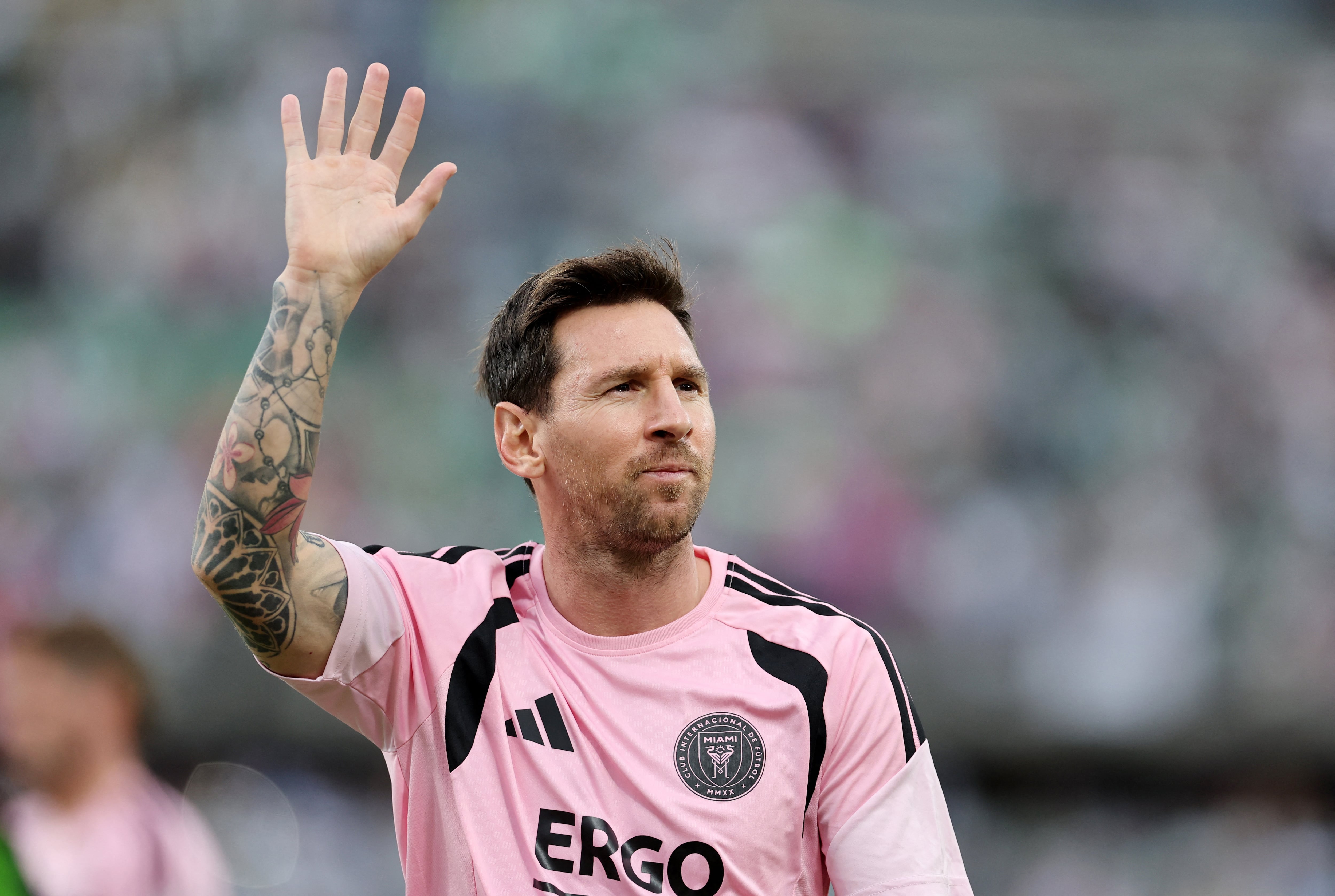 Lionel Messi disputará un partido en Guayaquil - crédito Luisa González/Reuters