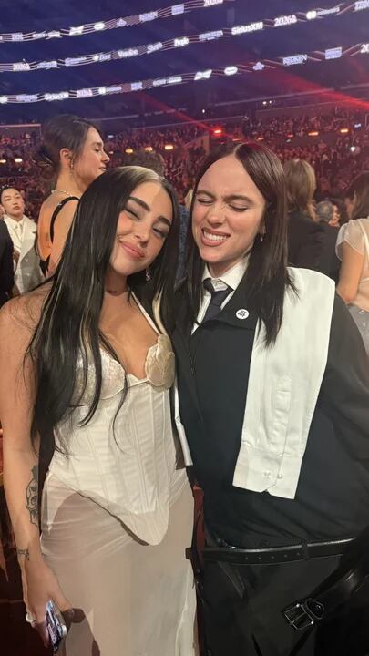Así fue el encuentro entre Nicki Nicole y Billie Eilish en los Grammy: el momento más comentado de la ceremonia