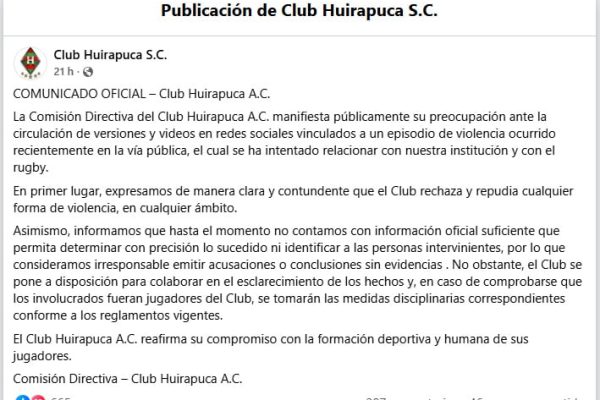 Ataque en patota en Tucumán: 20 rugbiers golpearon a un joven de 19 años y lo lanzaron a una zanja