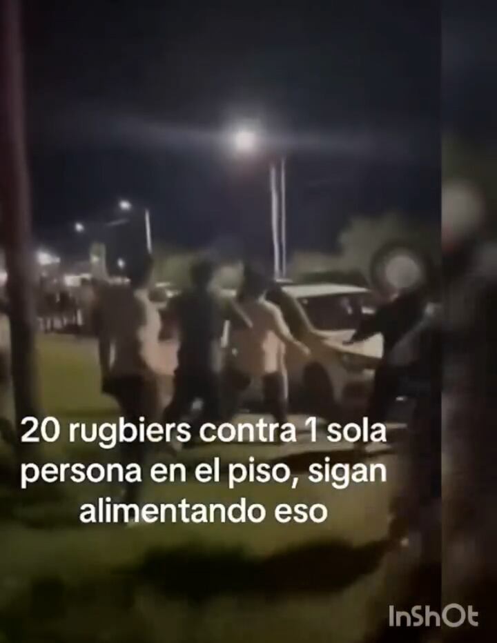 Un testigo de la golpiza filmó la secuencia completa. 