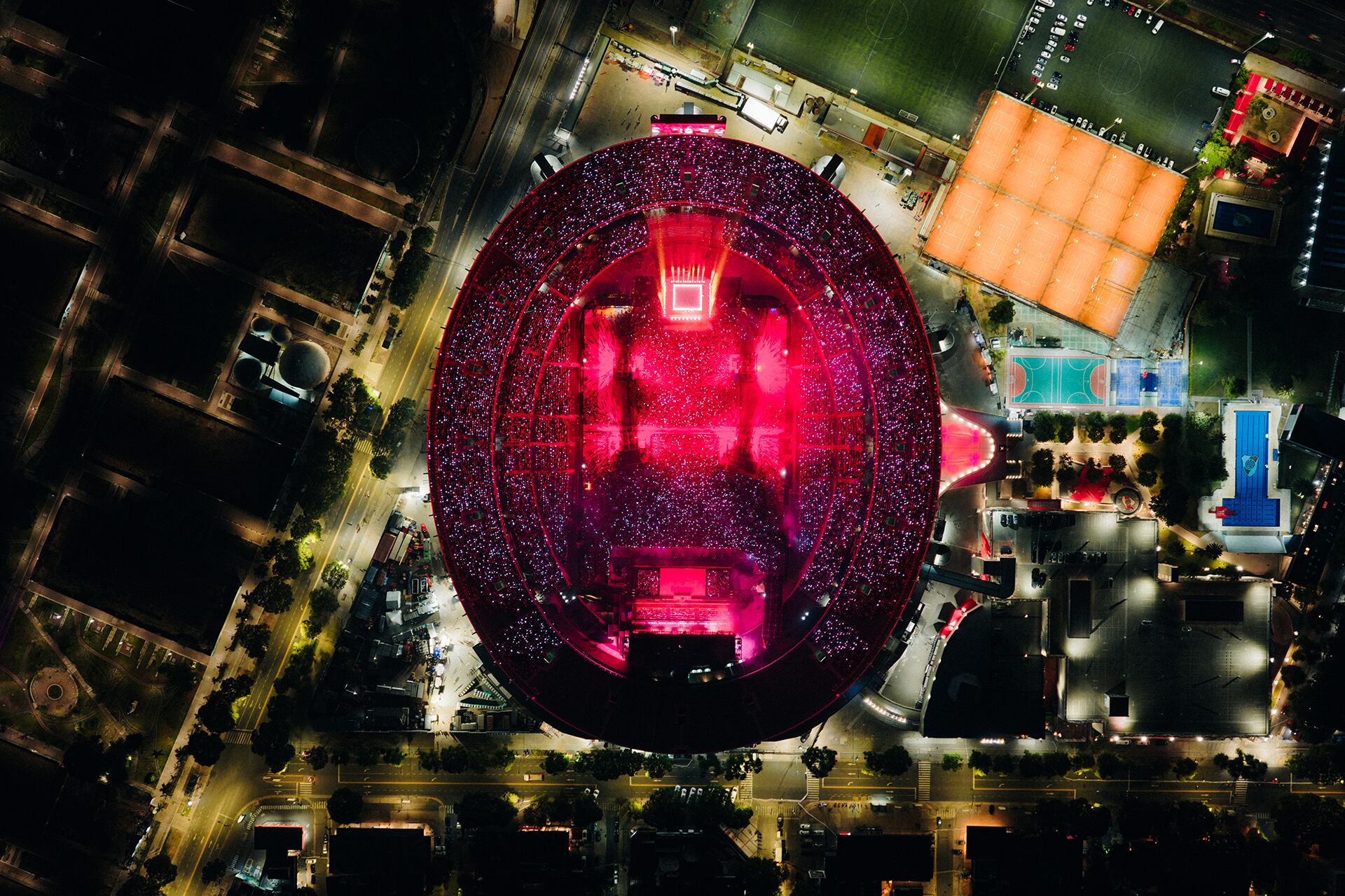 En cada fecha, la logística y la puesta en escena estuvieron a la altura de un espectáculo internacional