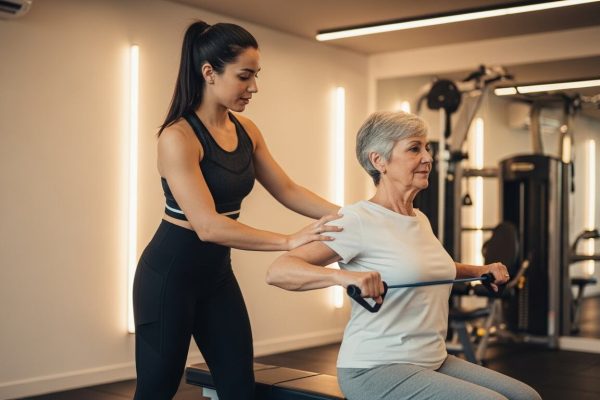 Bandas elásticas para seniors: cómo realizar ejercicios para fortalecer la masa muscular