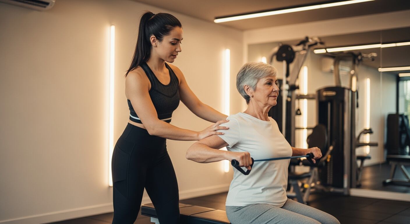 Bandas elásticas para seniors: cómo realizar ejercicios para fortalecer la masa muscular