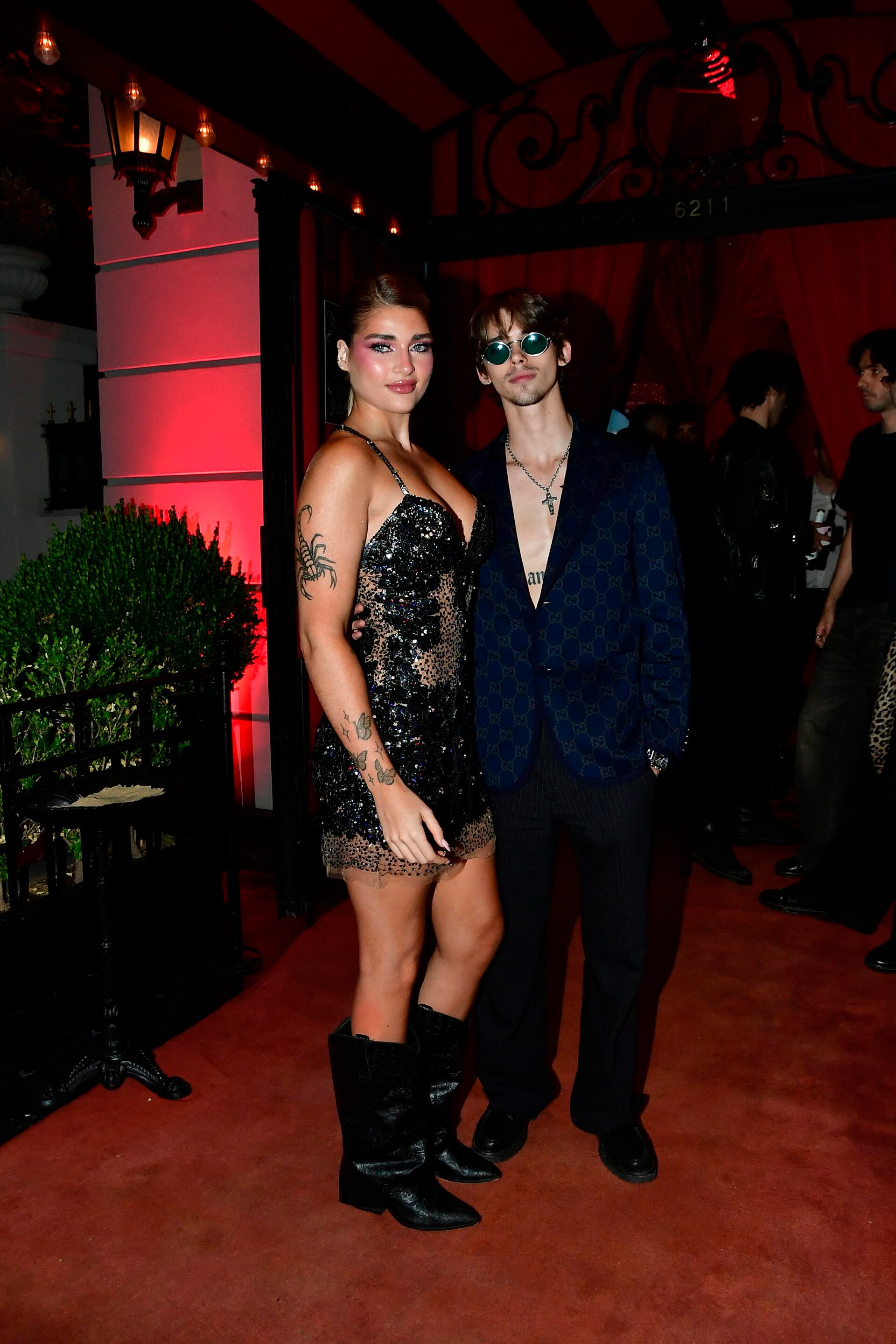 Marta y Felipe Fort, anoche en su cumpleaños