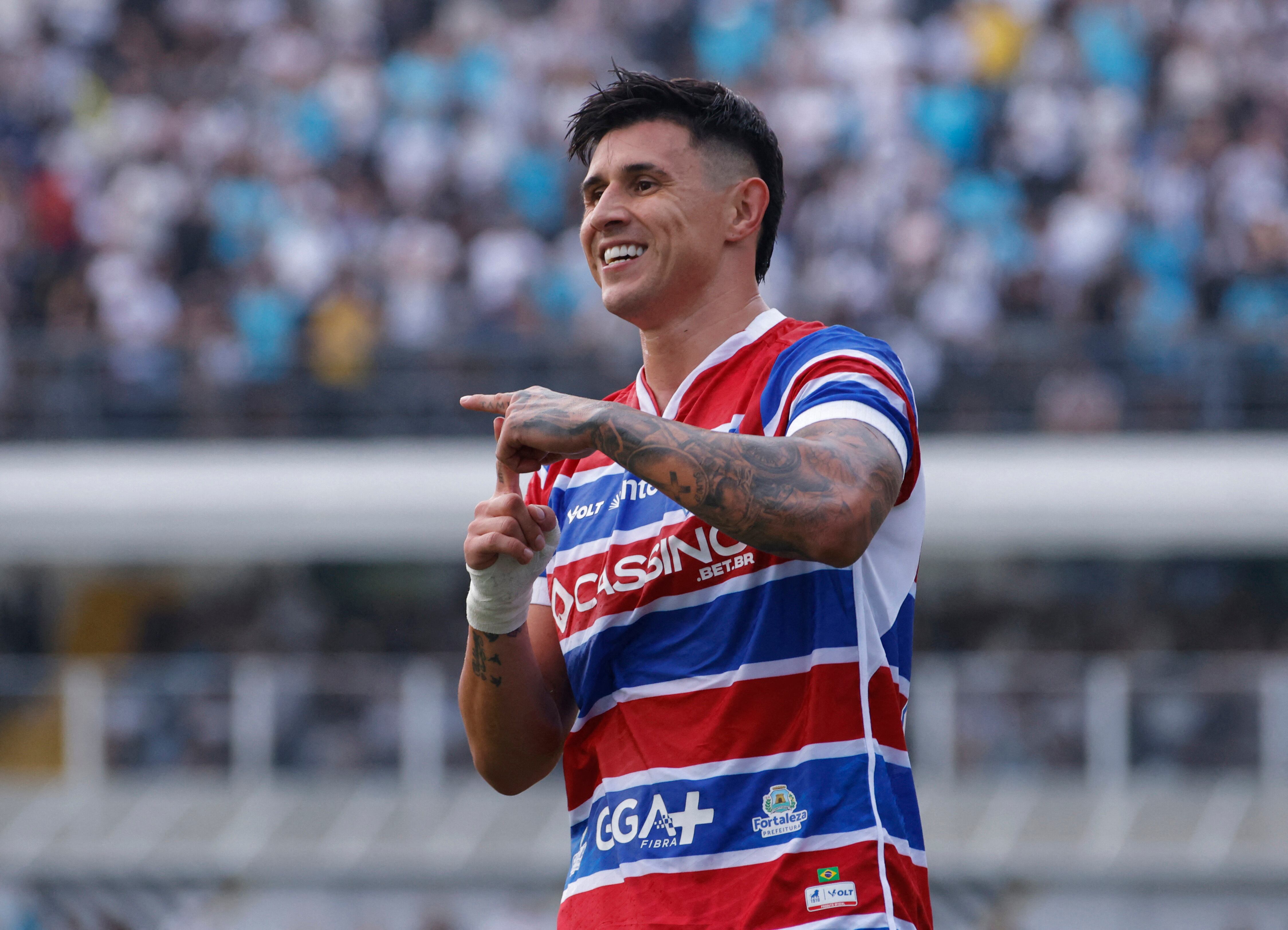 Adam Bareiro, con oferta formal para irse a Boca (REUTERS/Marcelo Machado De Melo)