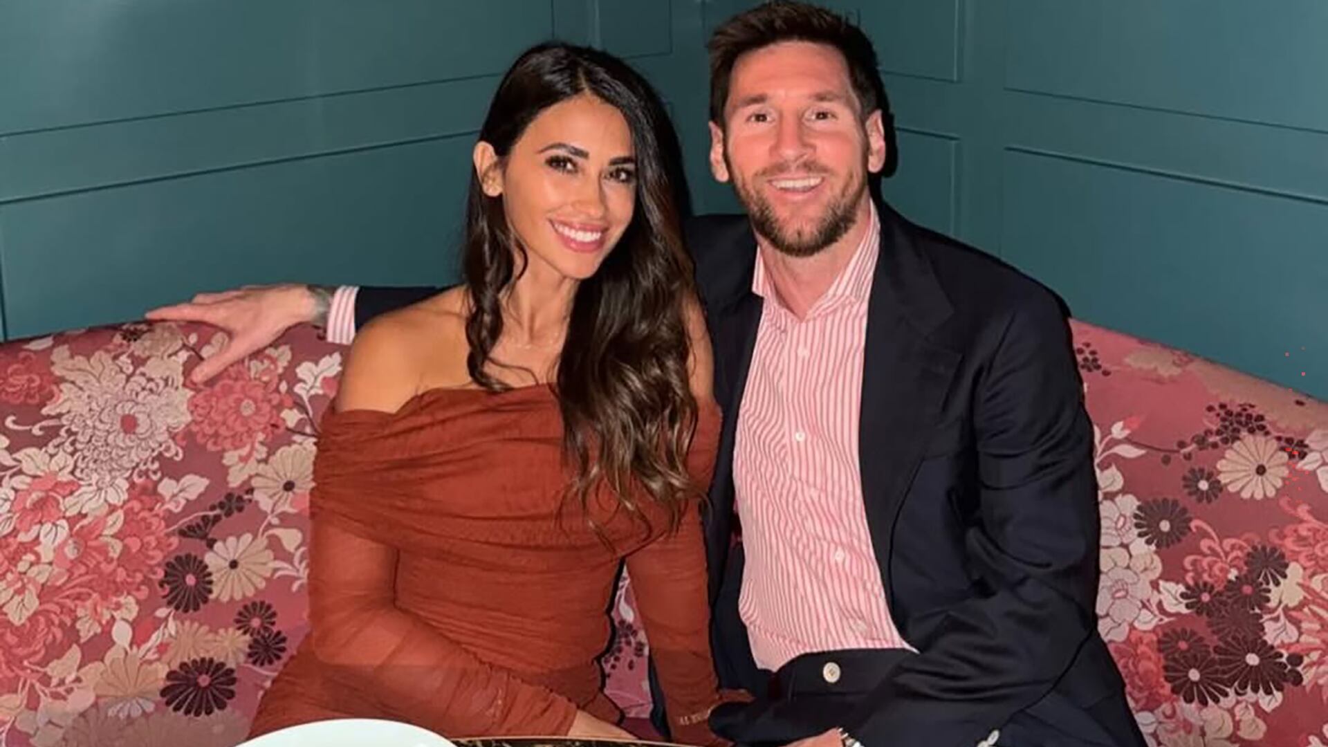 Lionel Messi y Antonela Roccuzzo celebraron San Valentín 