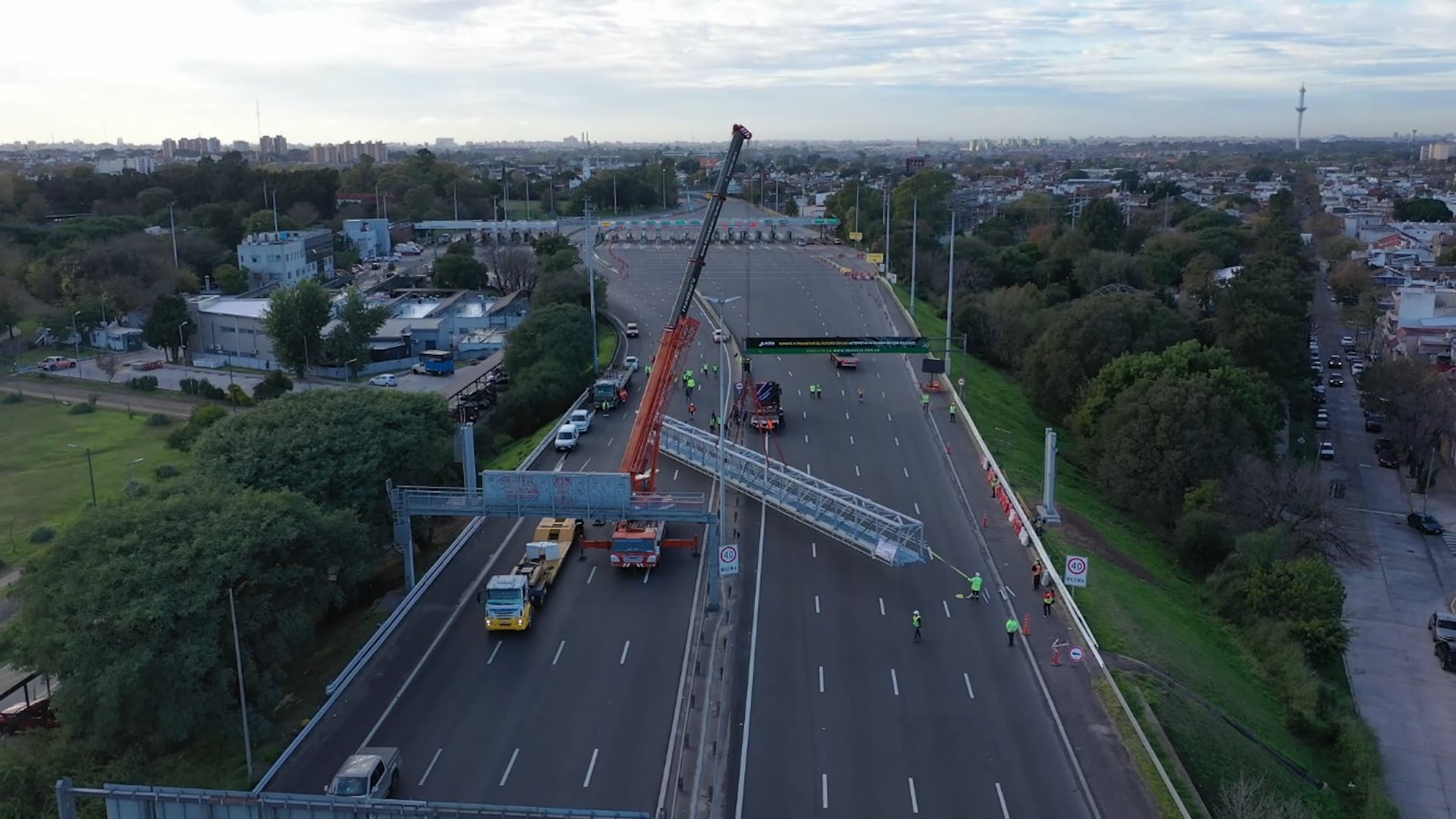 Hoy cierran las autopistas 25 de Mayo y Perito Moreno por obras (Gobierno de la Ciudad de Buenos Aires)