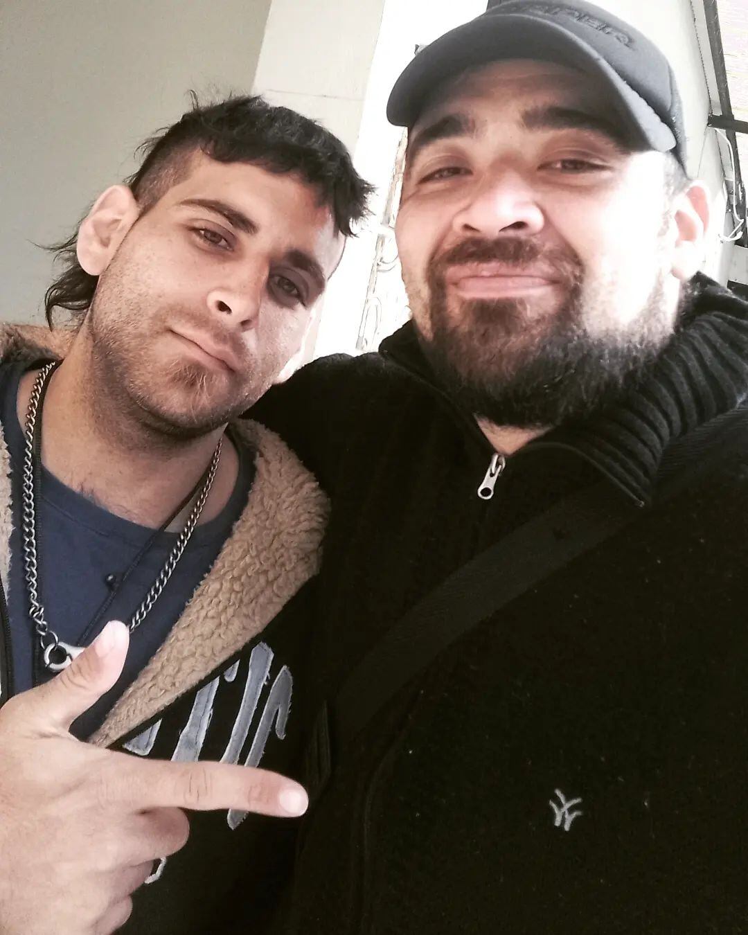 Las víctimas fatales, Alex Martínez y Franco Giampieri