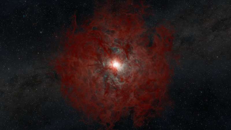 El fenómeno permitió observar por primera vez la formación completa de un agujero negro a partir de una estrella 