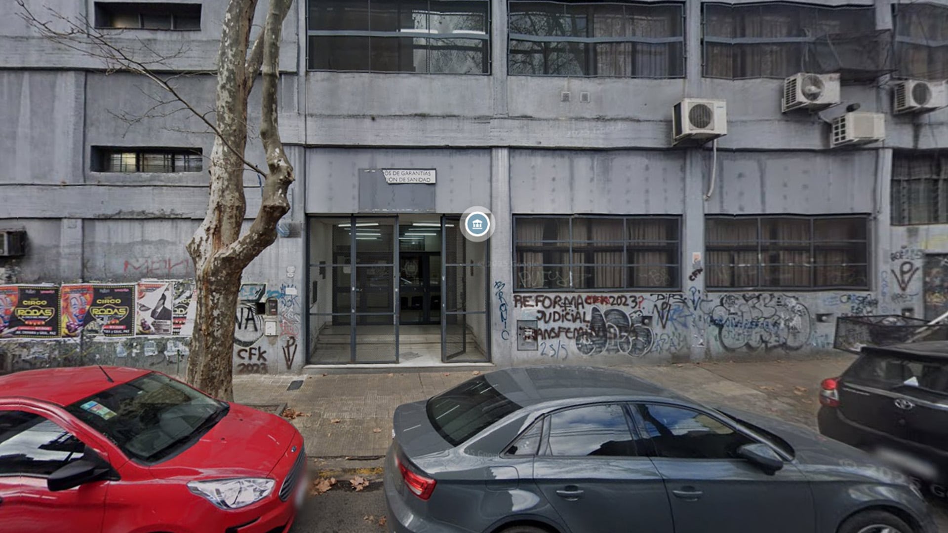 El edificio donde funcionan los Juzgado de Garantías N° 4 y N° 5 de San Martín.